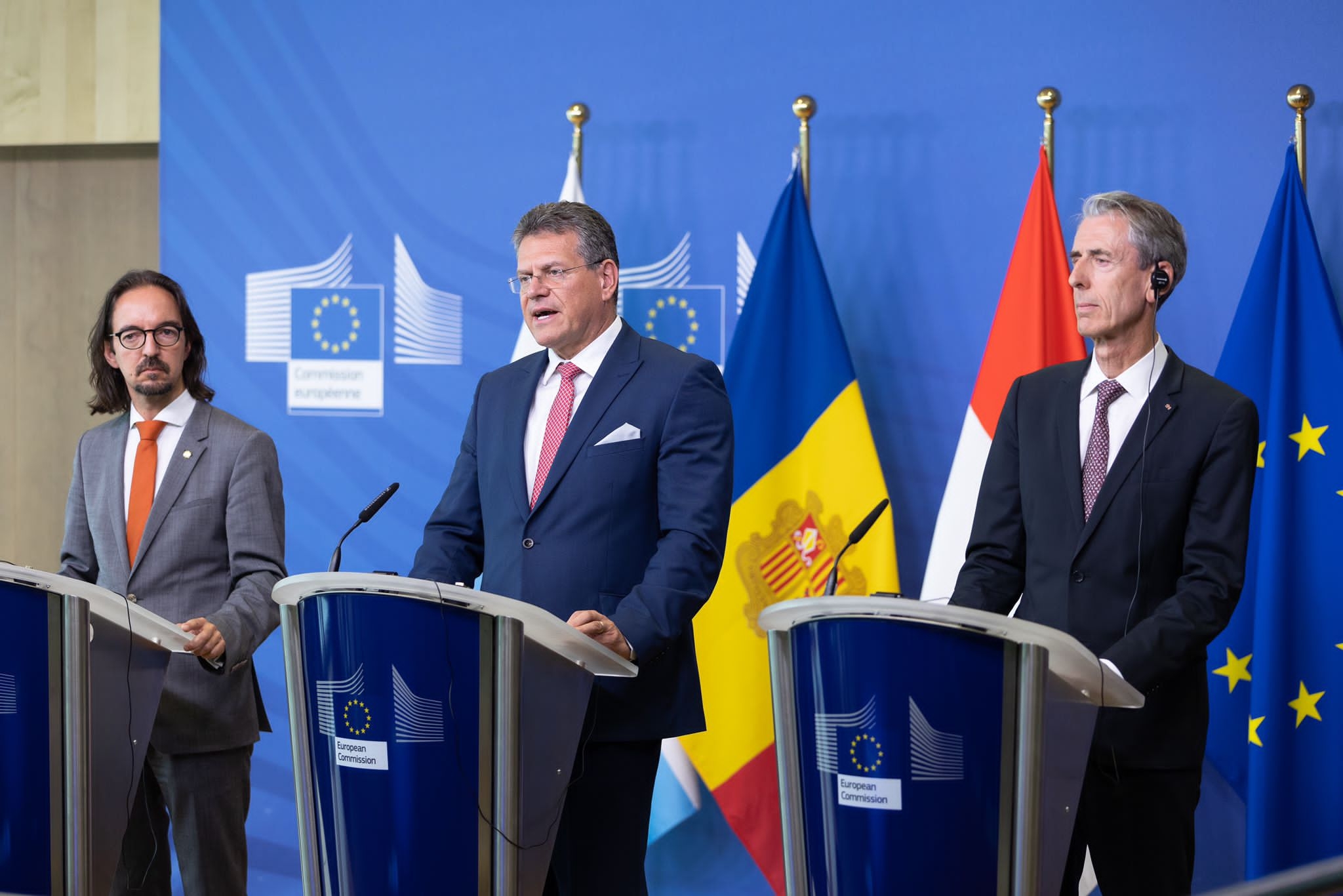 Andorra, Mònaco, San Marino i la Comissió Europea estableixen el full de ruta per tancar les negociacions a finals del 2023