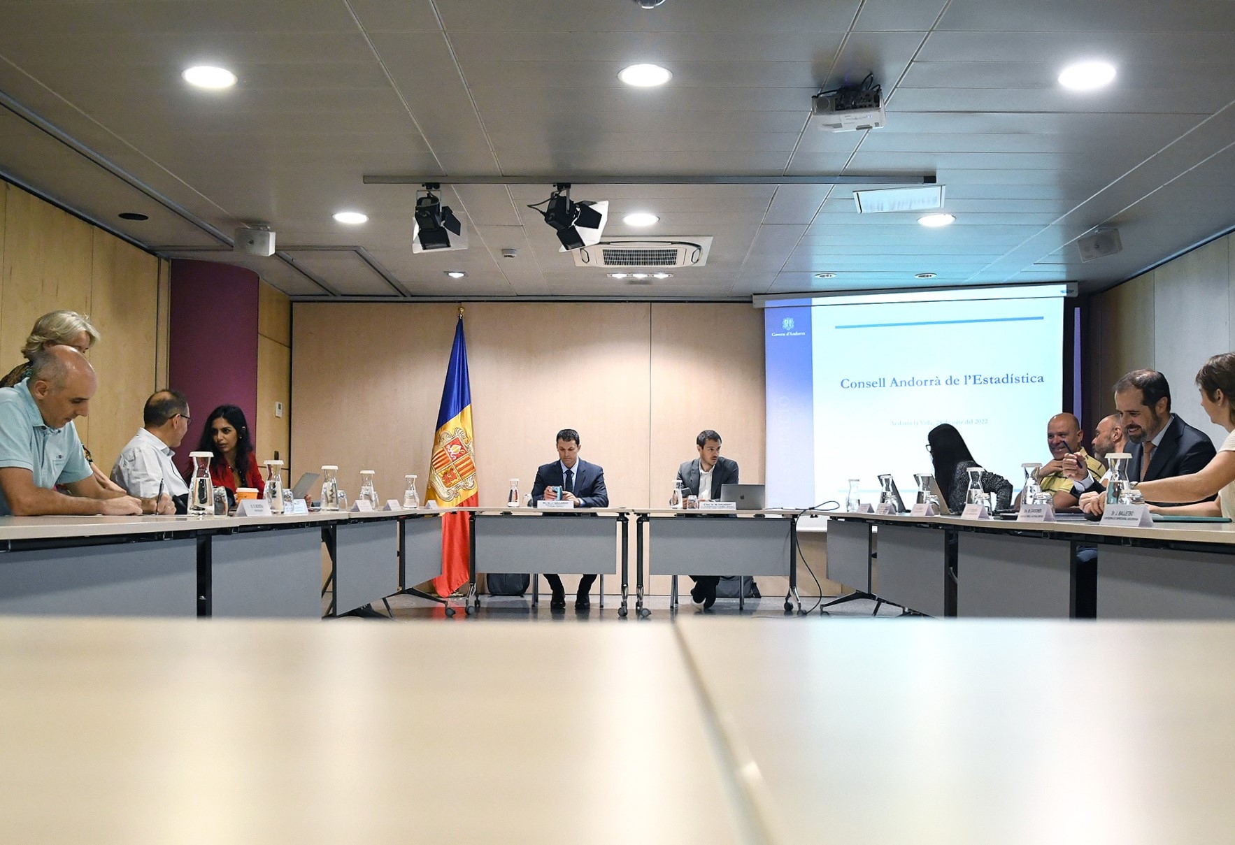 El Consell Andorrà d’Estadística es reuneix per analitzar el programa de l’any 2022