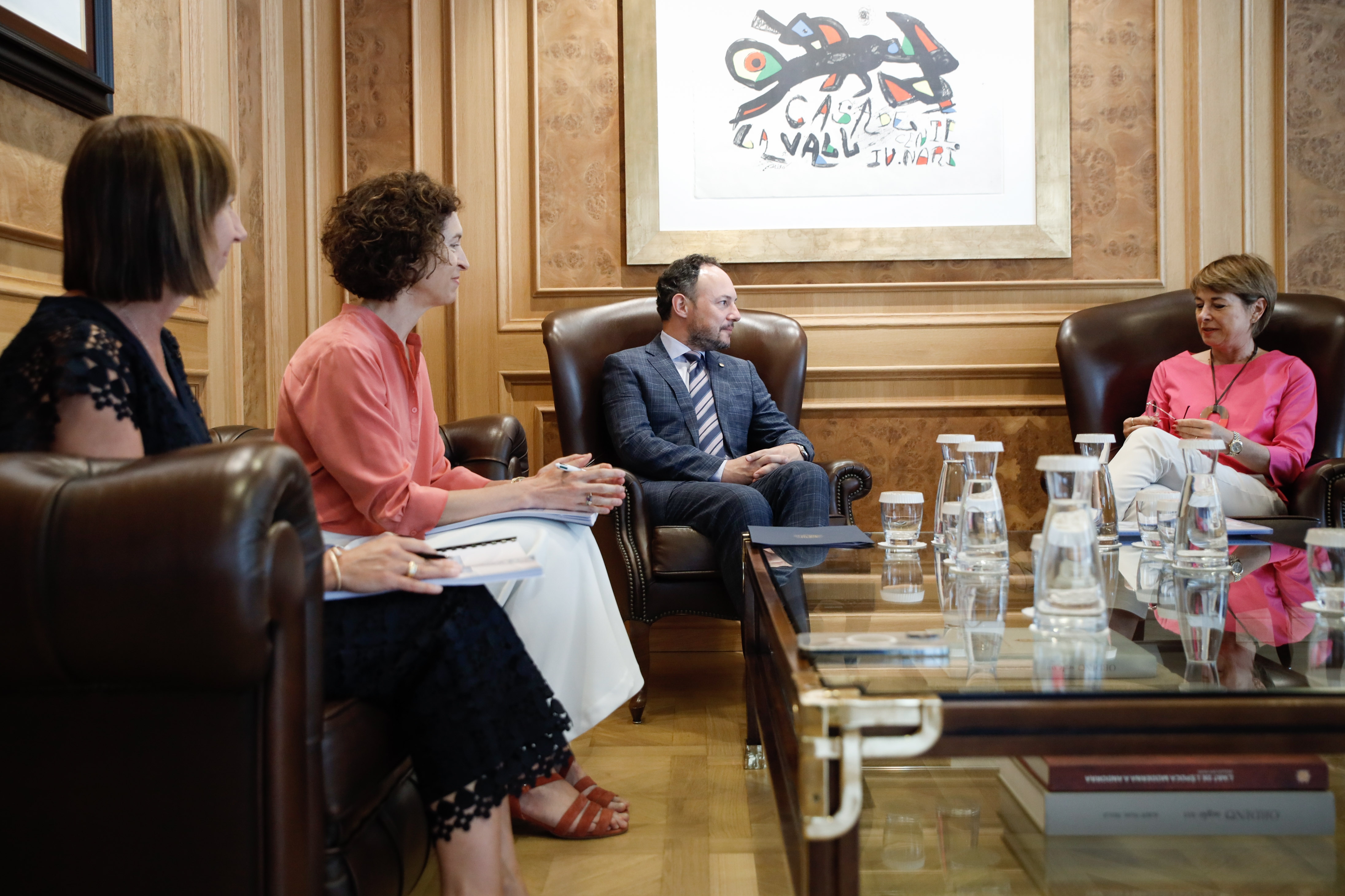 Visita de la ministra de Relacions Exteriors i Cooperació de Mònaco, Isabelle Berro-Amadeï