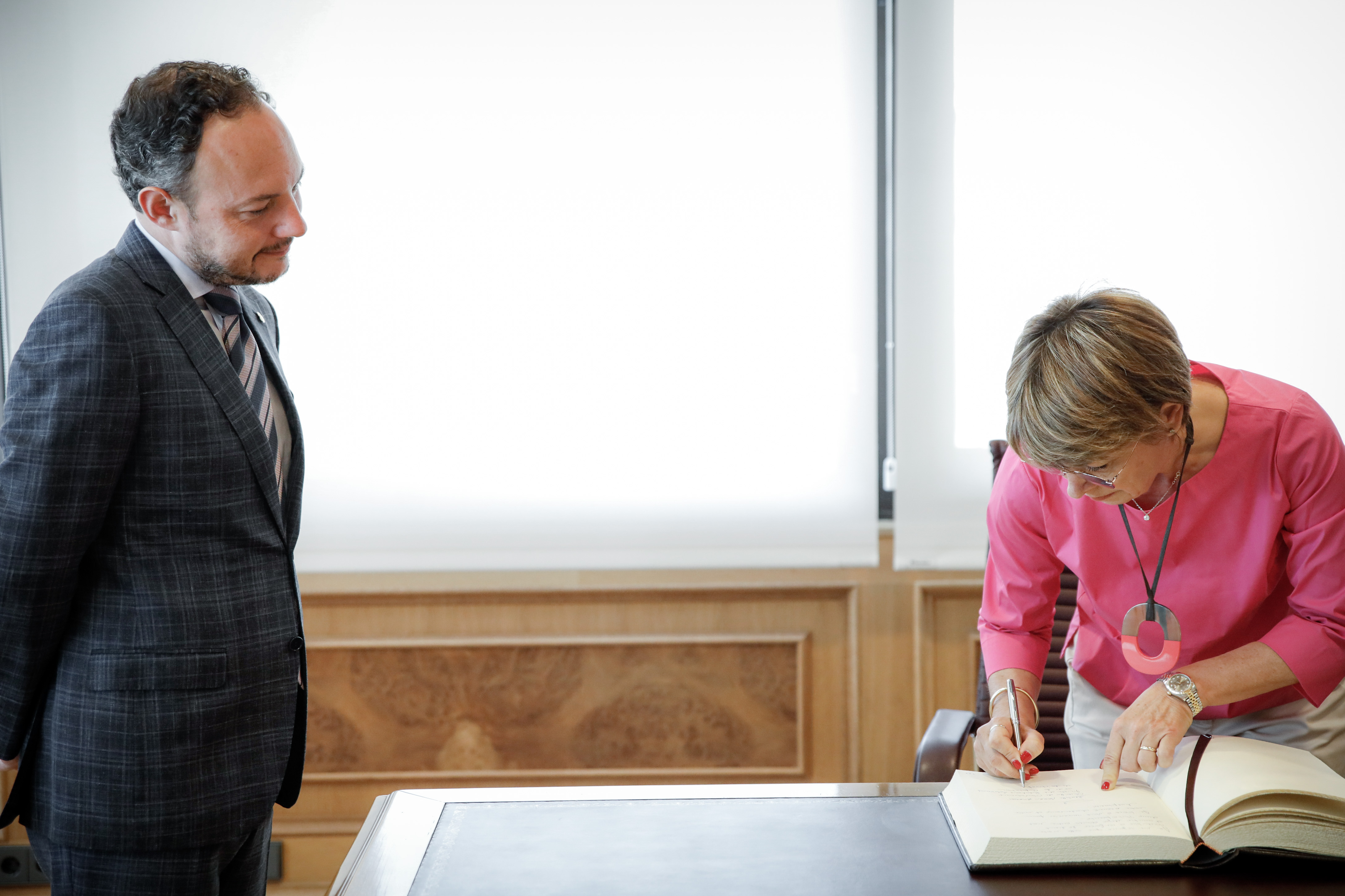 Visita de la ministra de Relacions Exteriors i Cooperació de Mònaco, Isabelle Berro-Amadeï