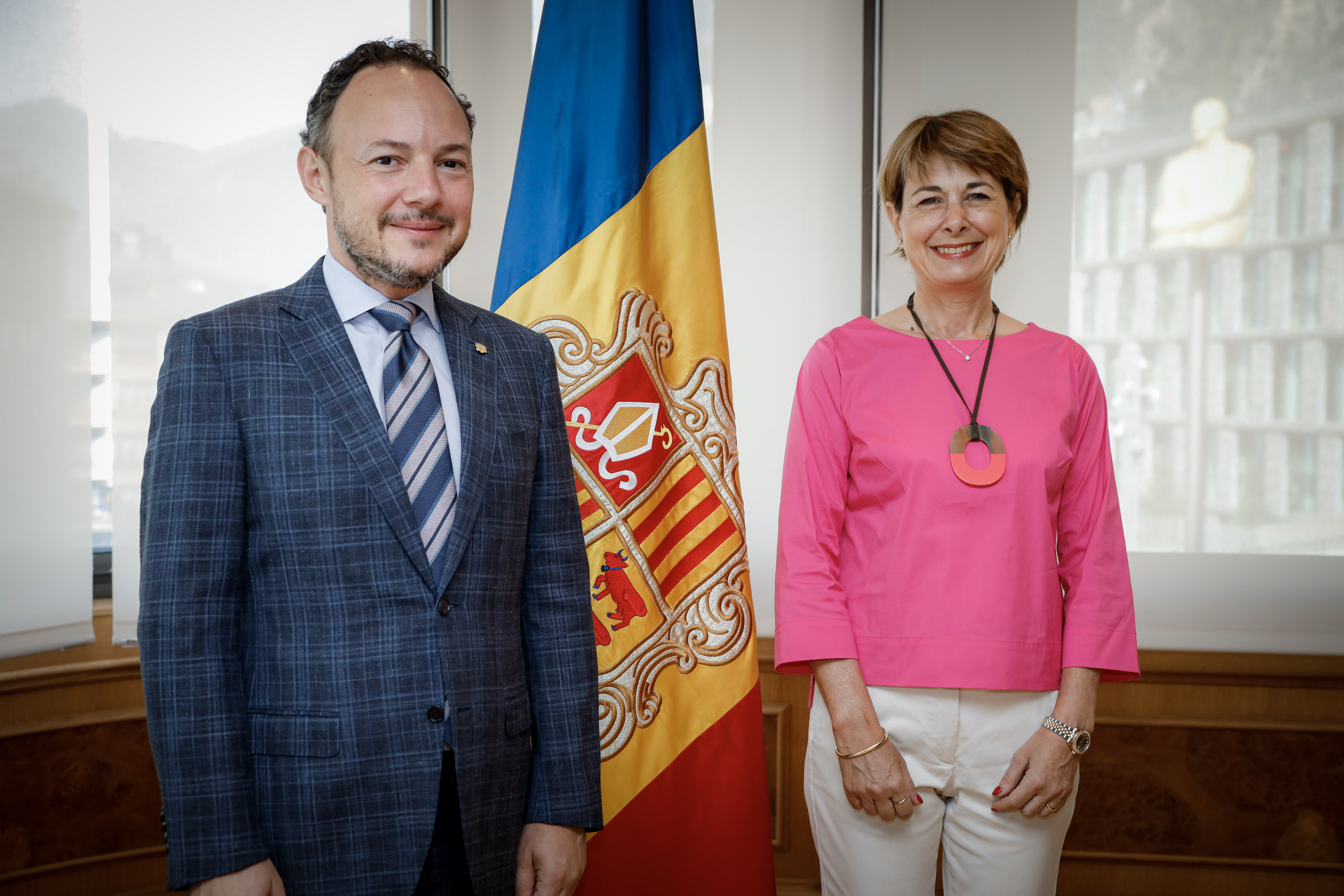 Visita de la ministra de Relacions Exteriors i Cooperació de Mònaco, Isabelle Berro-Amadeï