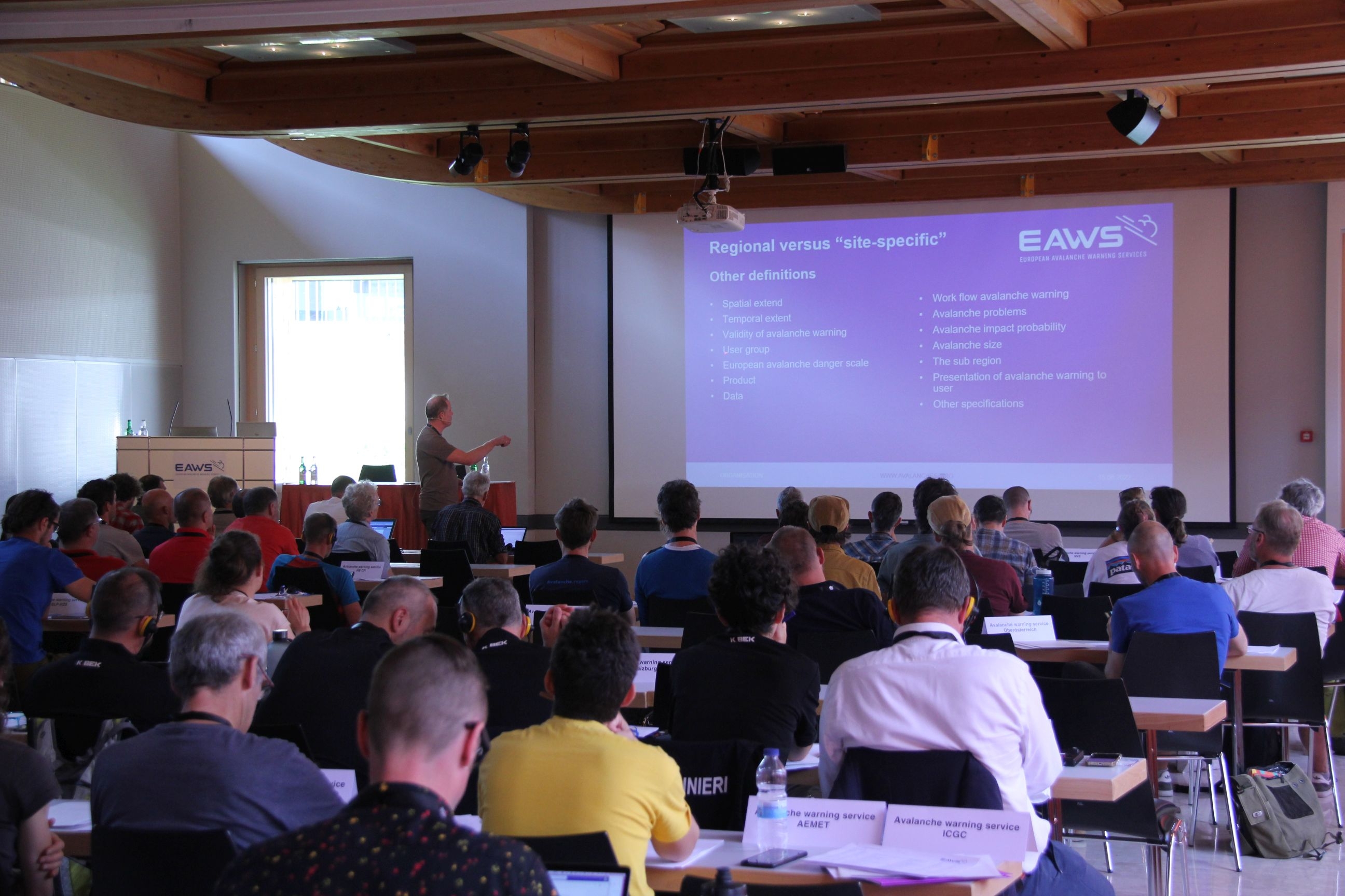 Participació del Servei meteorològic Nacional a l’Assemblea general de serveis de predicció d’allaus europeus (EAWS)