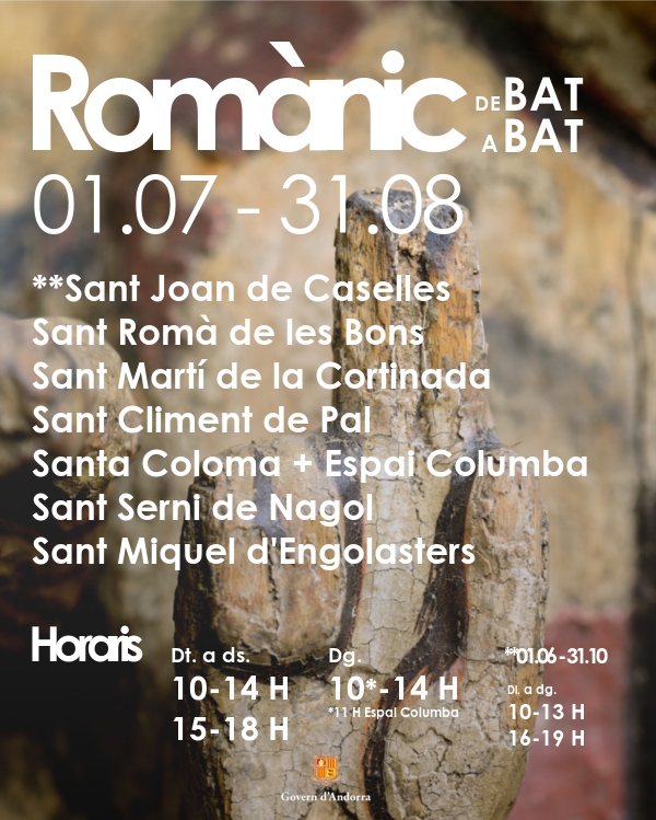 S’obre el romànic i s’amplia l’horari dels museus durant l’estiu per gaudir de l’oferta cultural del país