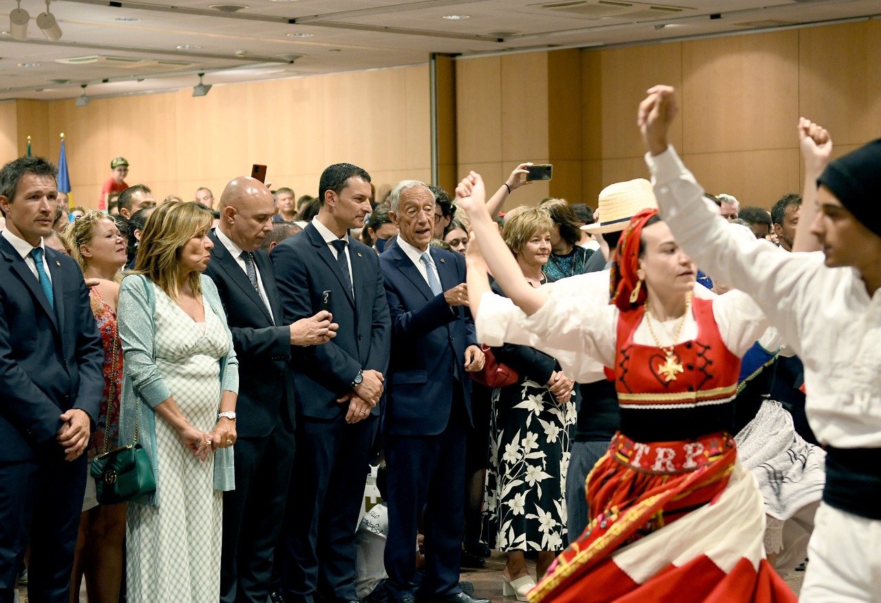 La ministra Maria Ubach rep a Andorra al president de la República de Portugal, Marcelo Rebelo de Sousa