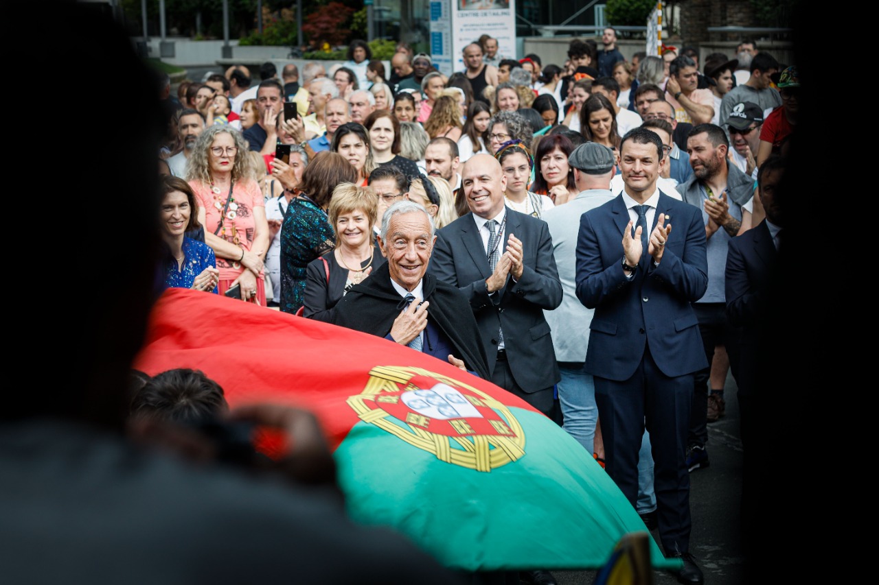 La ministra Maria Ubach rep a Andorra al president de la República de Portugal, Marcelo Rebelo de Sousa
