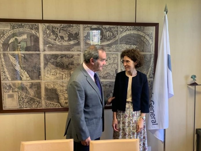 La ministra d’Afers Exteriors, Maria Ubach, es reuneix a Madrid amb el nou Secretari General Iberoamericà, Andrés Allamand