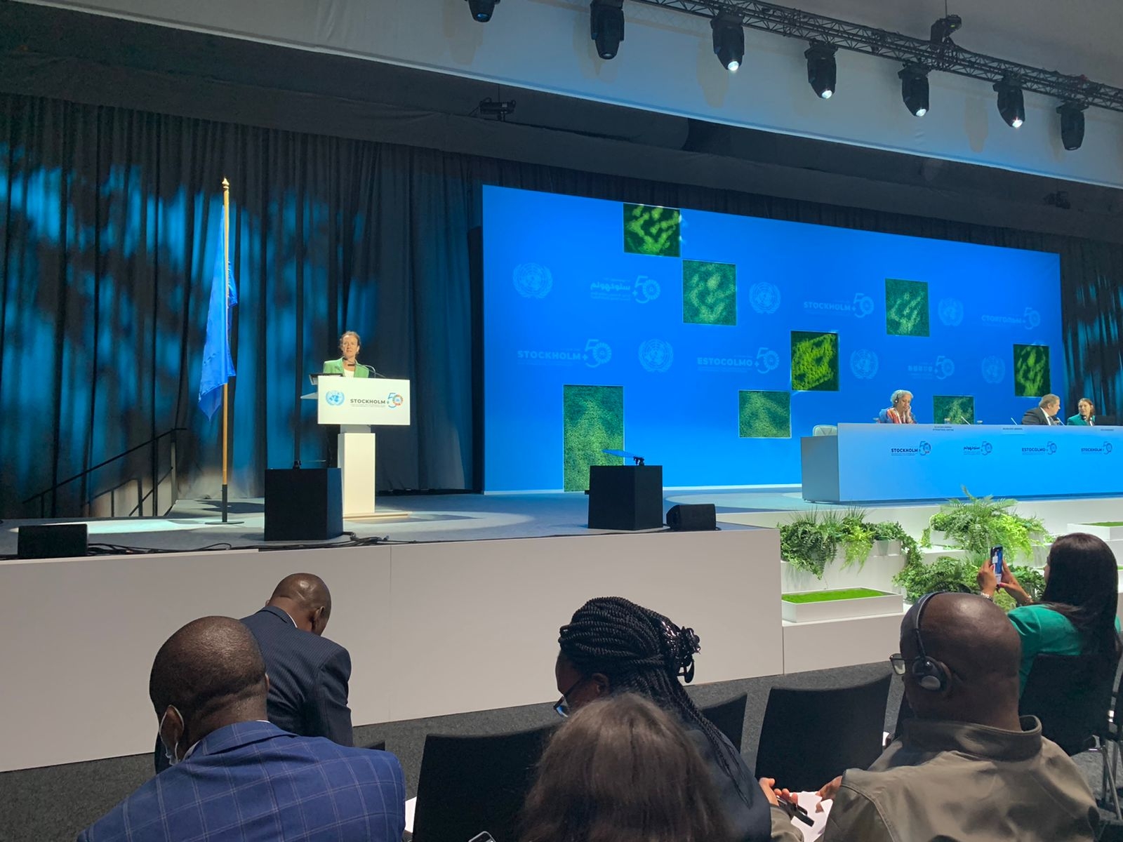 Calvó i Rossell participen a la conferència d’Estocolm+50 que commemora els cinquanta anys de la primera conferència mundial sobre el mediambiental