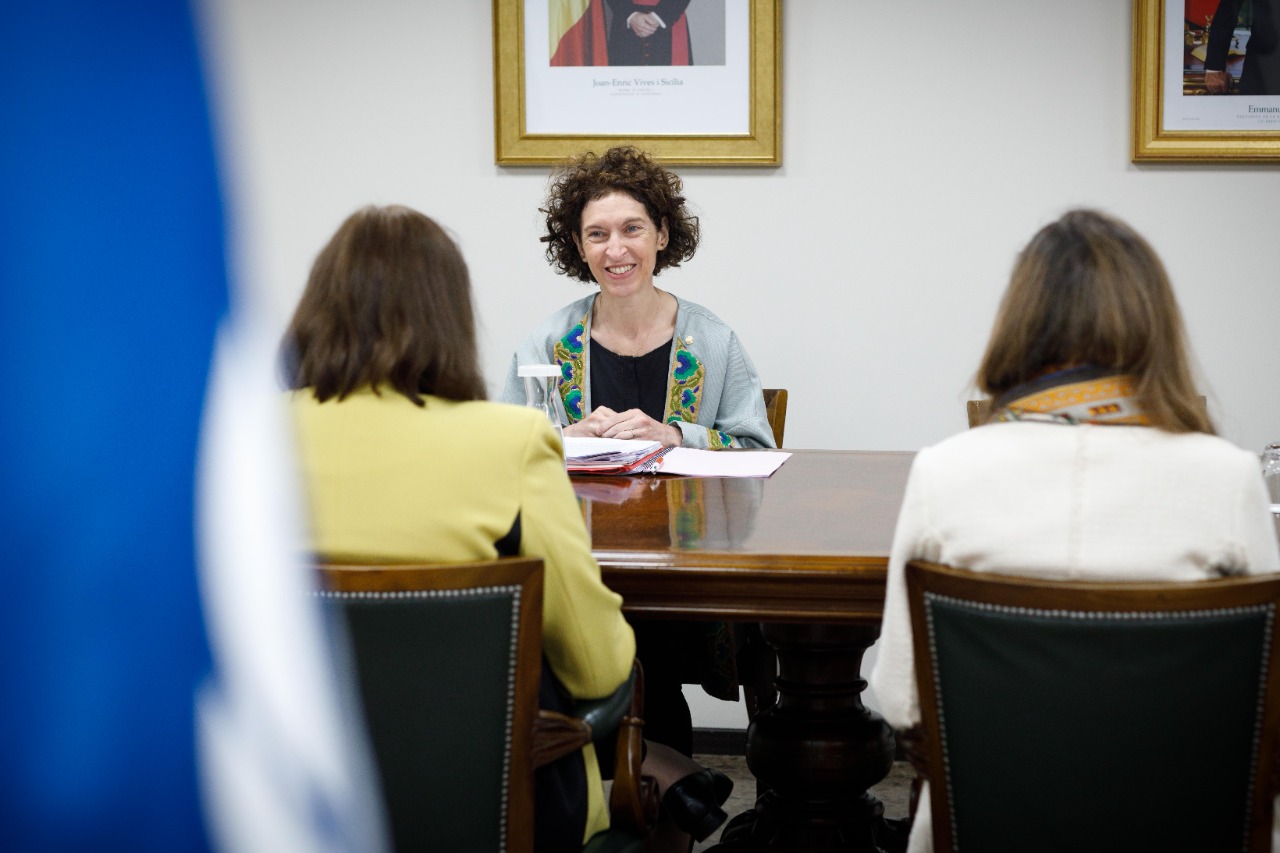La ministra Maria Ubach rep a Andorra a la representant especial del secretari general de l’ONU per als infants i els conflictes armats, Virginia Gamba
