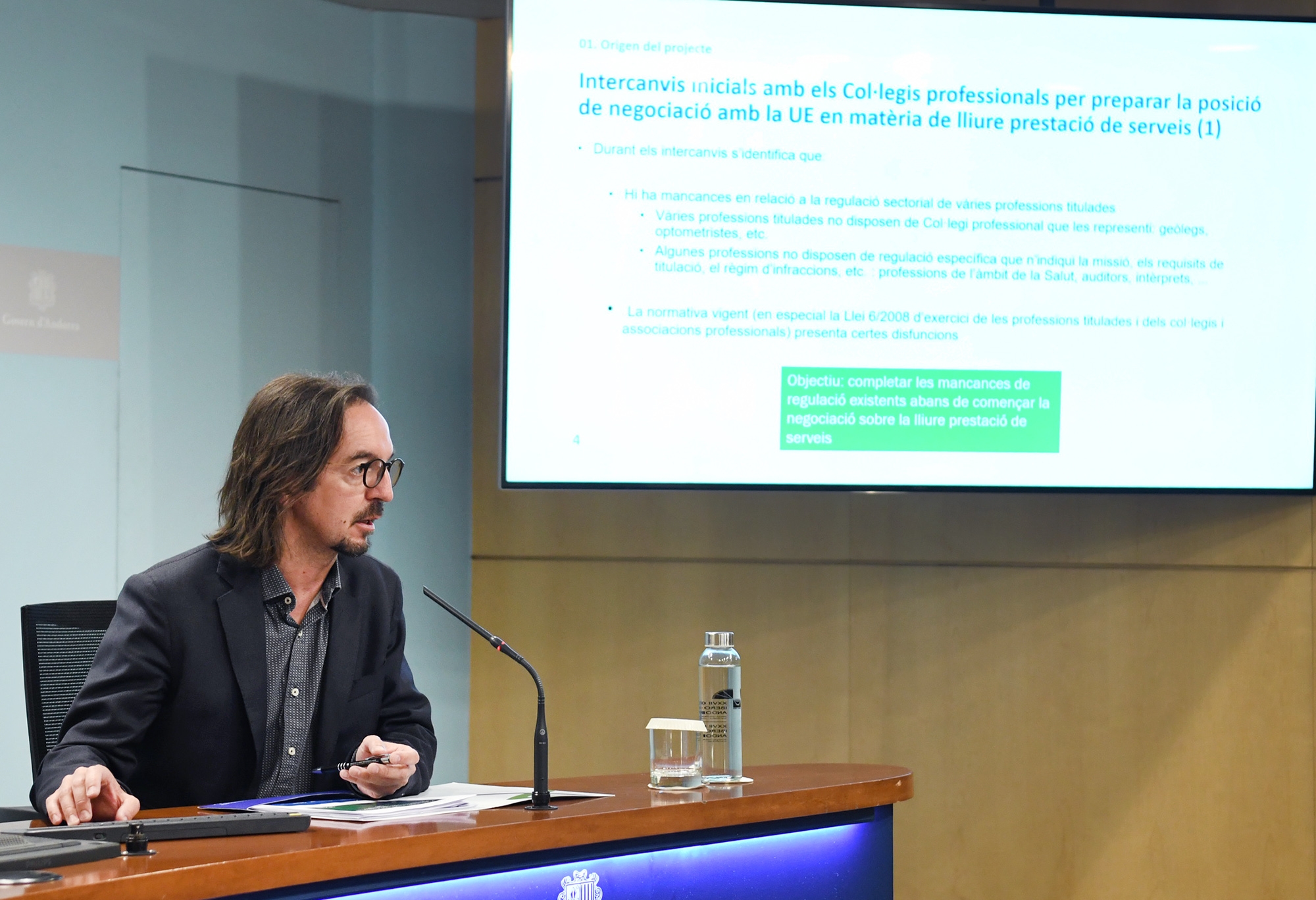 S’aprova el Projecte de llei de modificació de la Llei d’exercici de professions titulades i de col·legis i associacions professionals