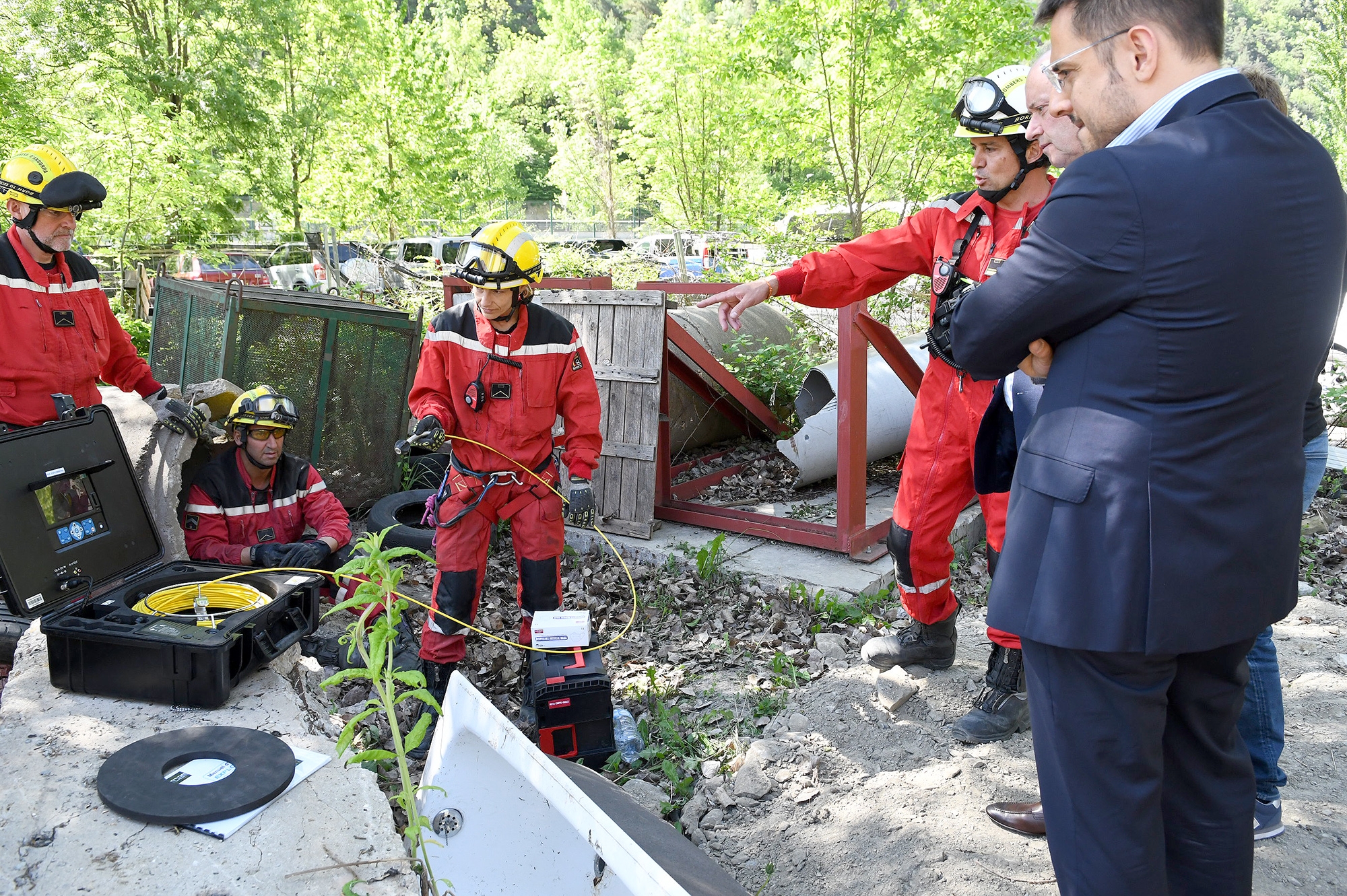 Més de 80 efectius s’han activat en el simulacre realitzat en el marc del Pla d’actuació per emergència sísmica