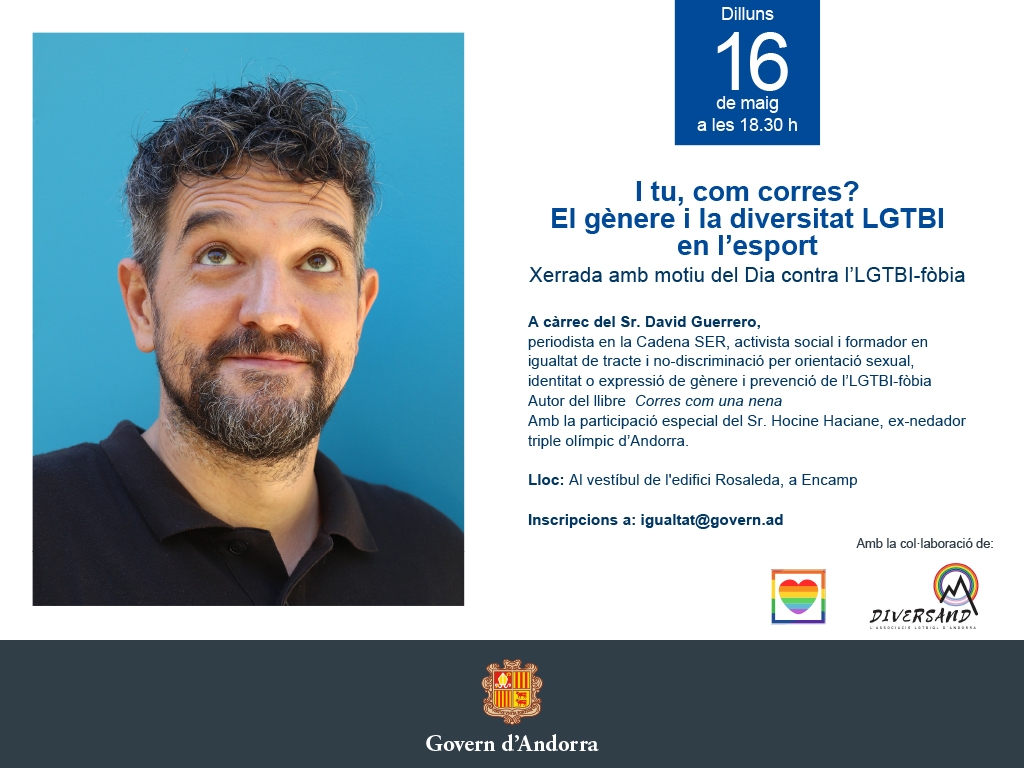 El Govern se suma al Dia internacional contra la LGTBI-fòbia amb una campanya de sensibilització
