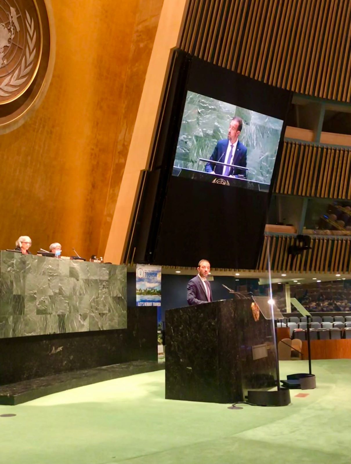 El ministre Jordi Torres participa en un debat temàtic d’alt nivell sobre turisme sostenible a les Nacions Unides