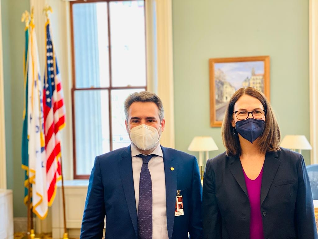 El ministre Eric Jover comparteix els avenços d’Andorra en l’homologació internacional amb el Departament del Tresor dels Estats Units d’Amèrica