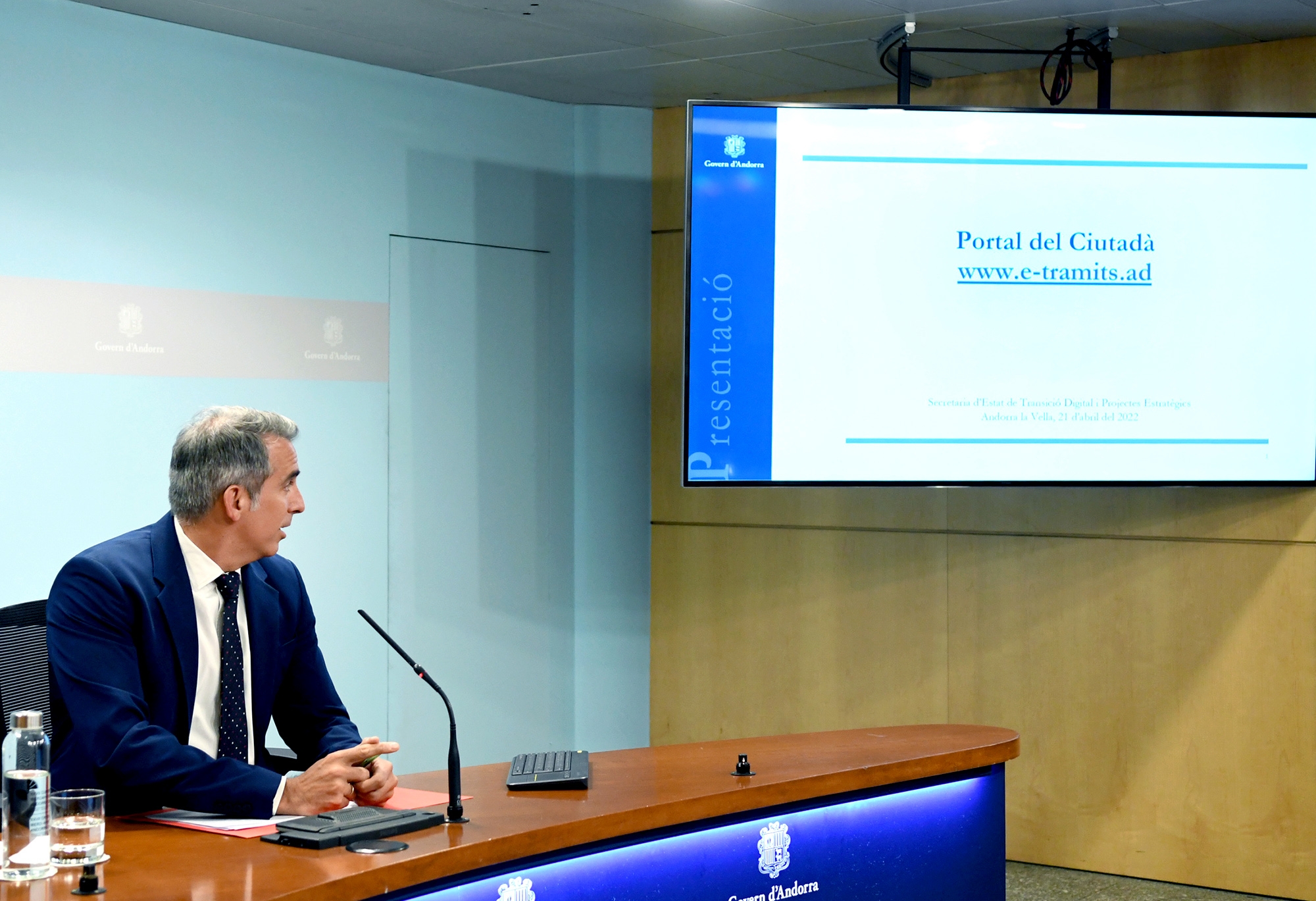 Un de cada quatre tràmits amb l’Administració es pot dur a terme en línia a través d’www.e-tramits.ad