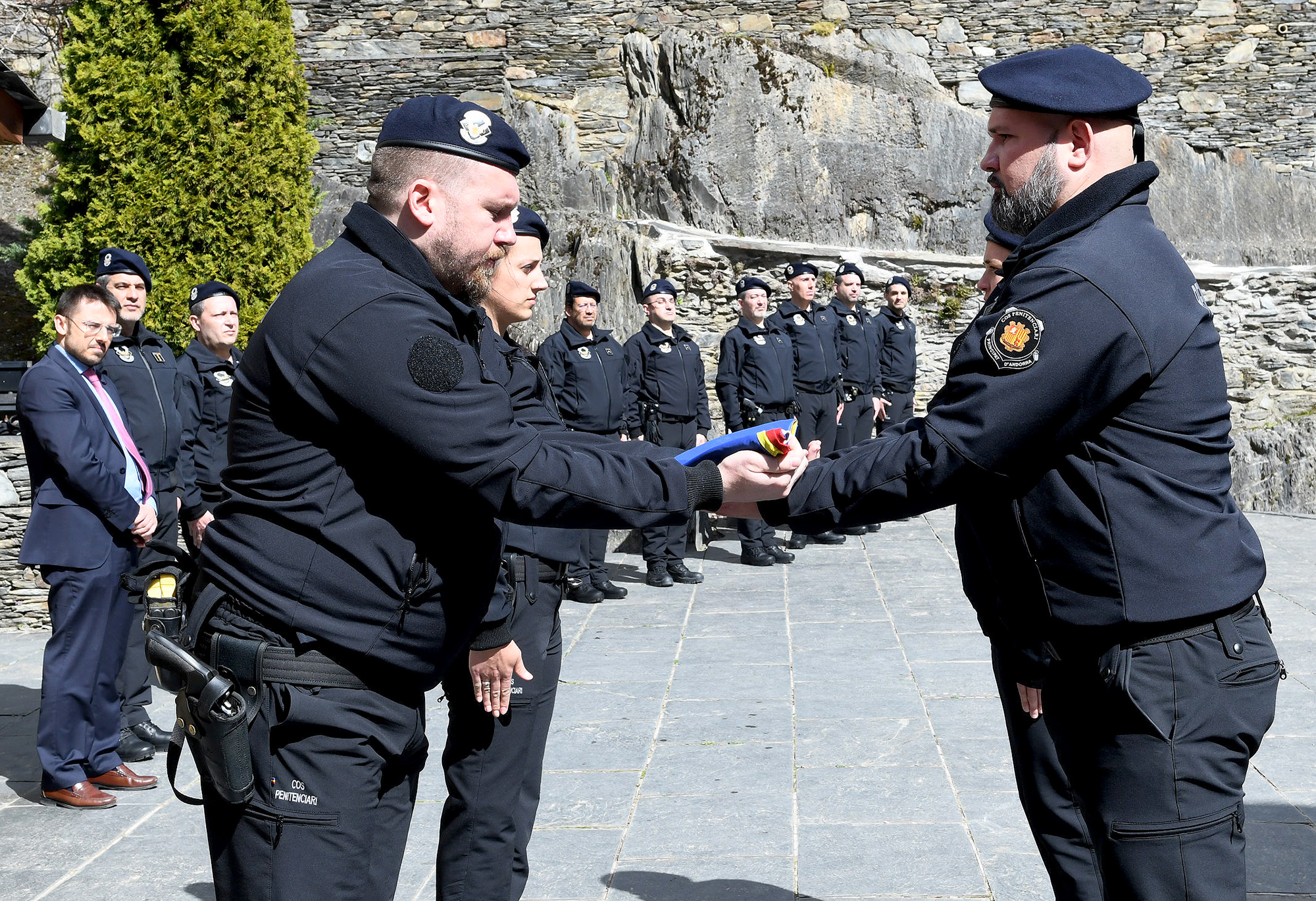 Rossell presideix la cerimònia d'obertura del curs formatiu de la 31a promoció d'agents penitenciaris