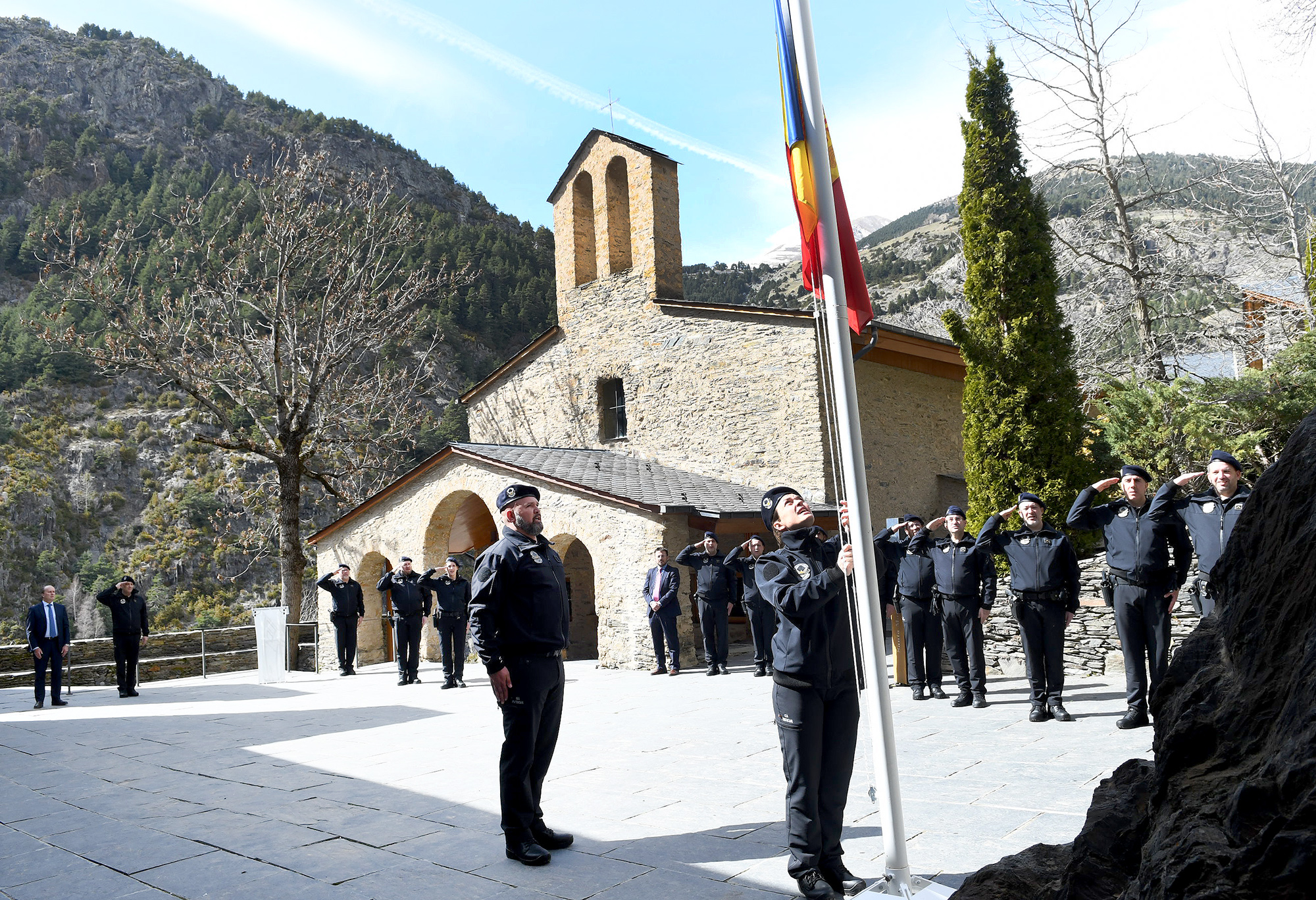 Rossell presideix la cerimònia d'obertura del curs formatiu de la 31a promoció d'agents penitenciaris