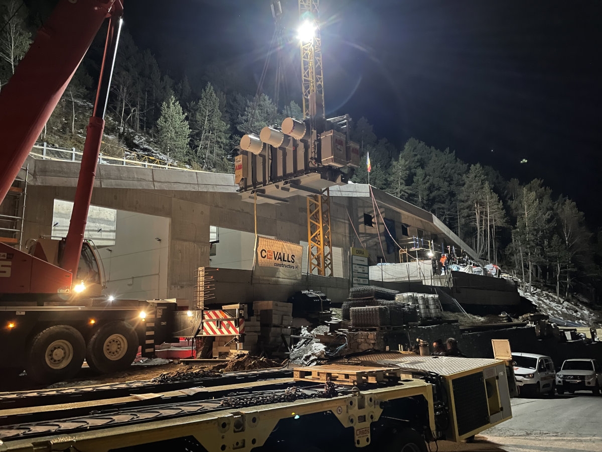 Arriben els transformadors d’última generació a l’ETR de La Gonarda