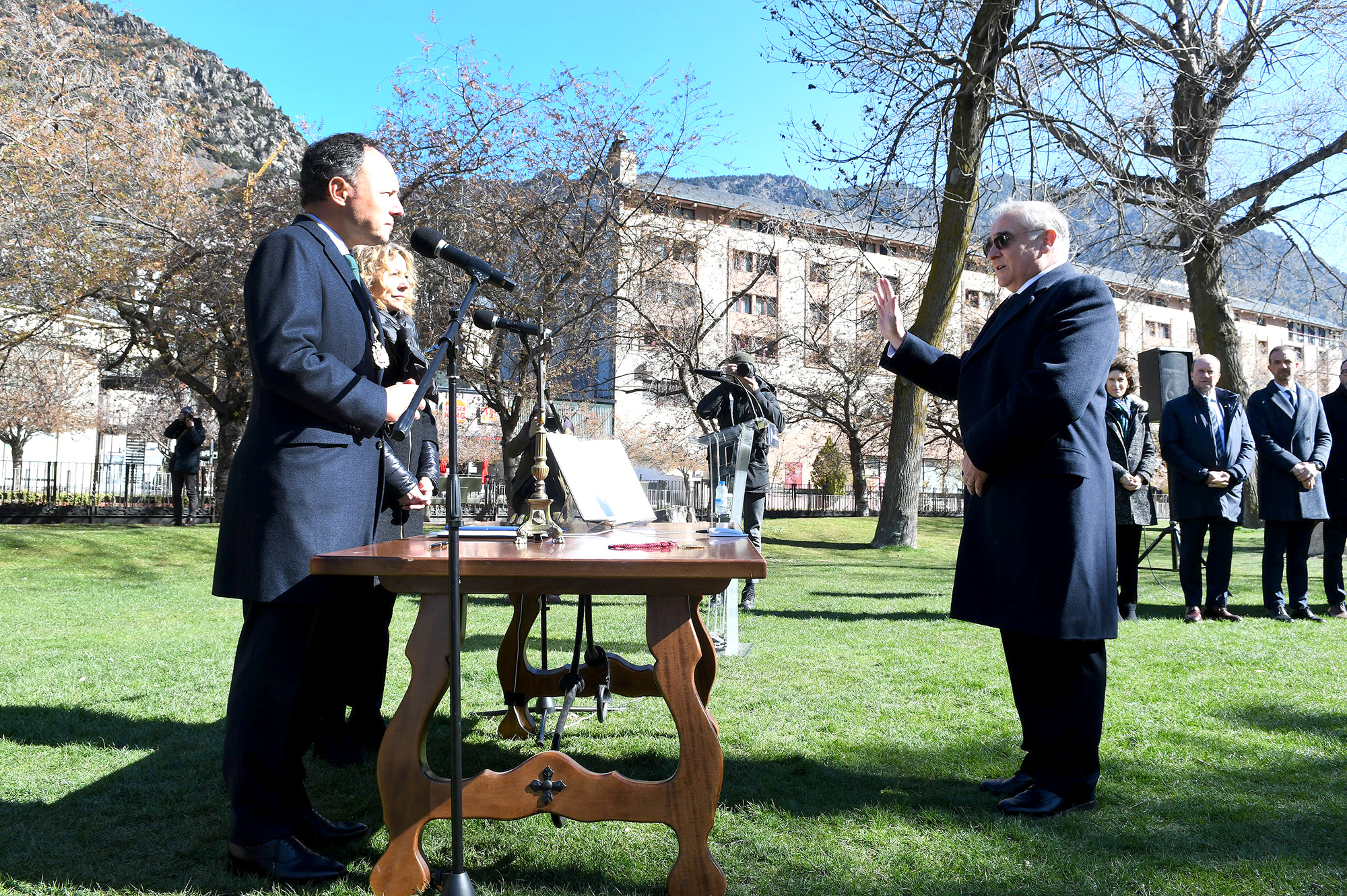 Albert Font jura el càrrec com a ministre de Salut