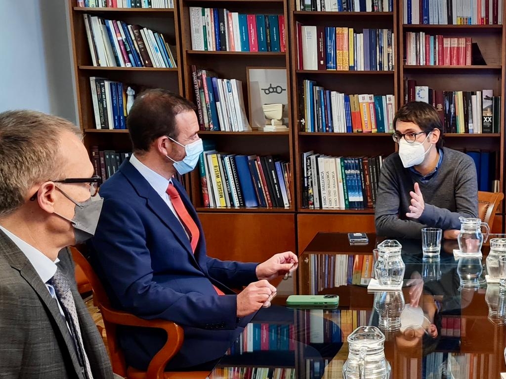 Torres es reuneix a Palma amb el conseller de Model Econòmic, Turisme i Treball de les Illes Balears