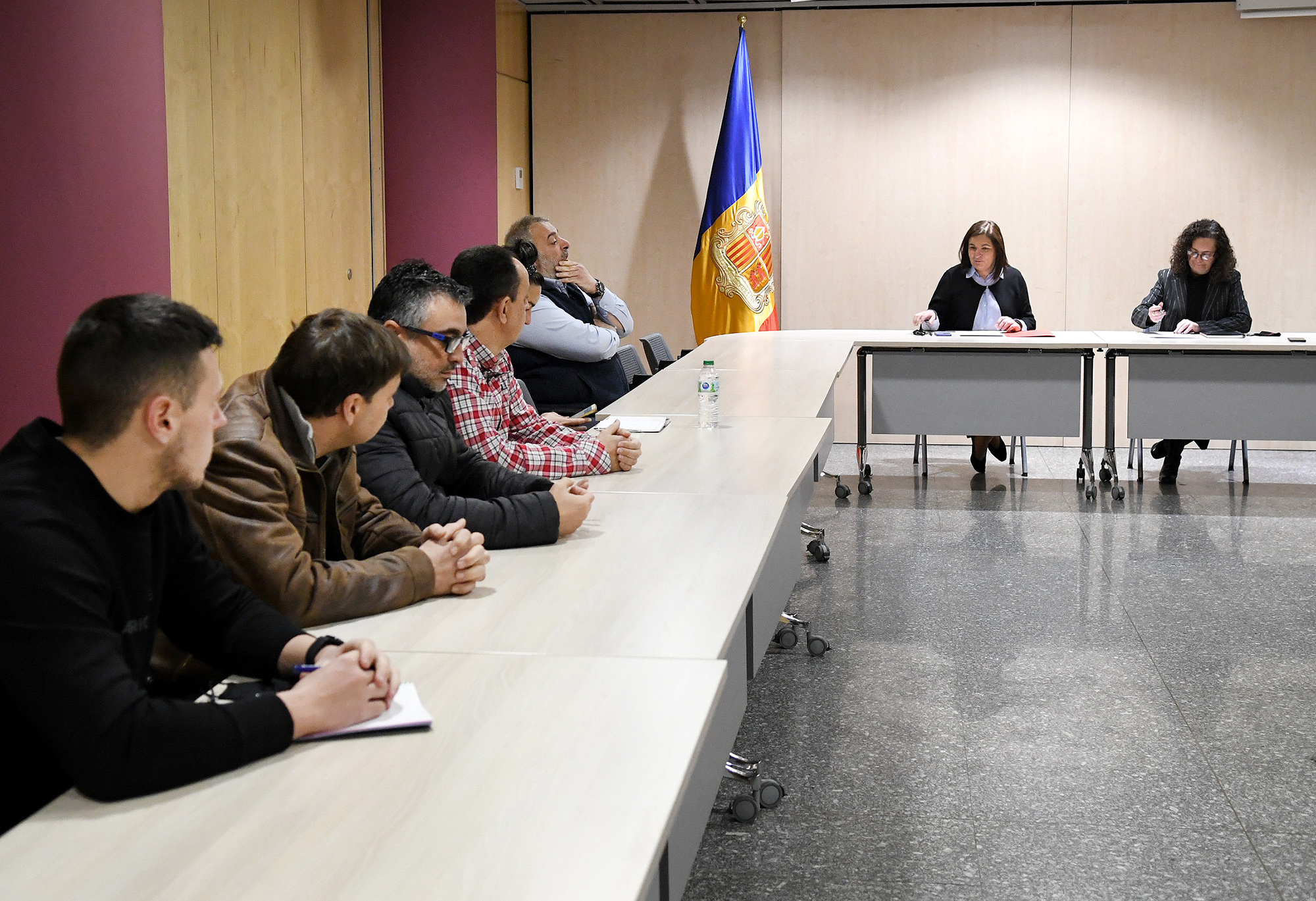 Marín exposa les principals línies del seu ministeri als representants sindicals dels treballadors públics