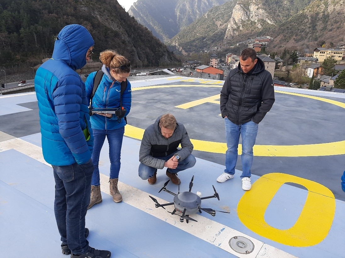 Demostració d’un vol Meteodrone