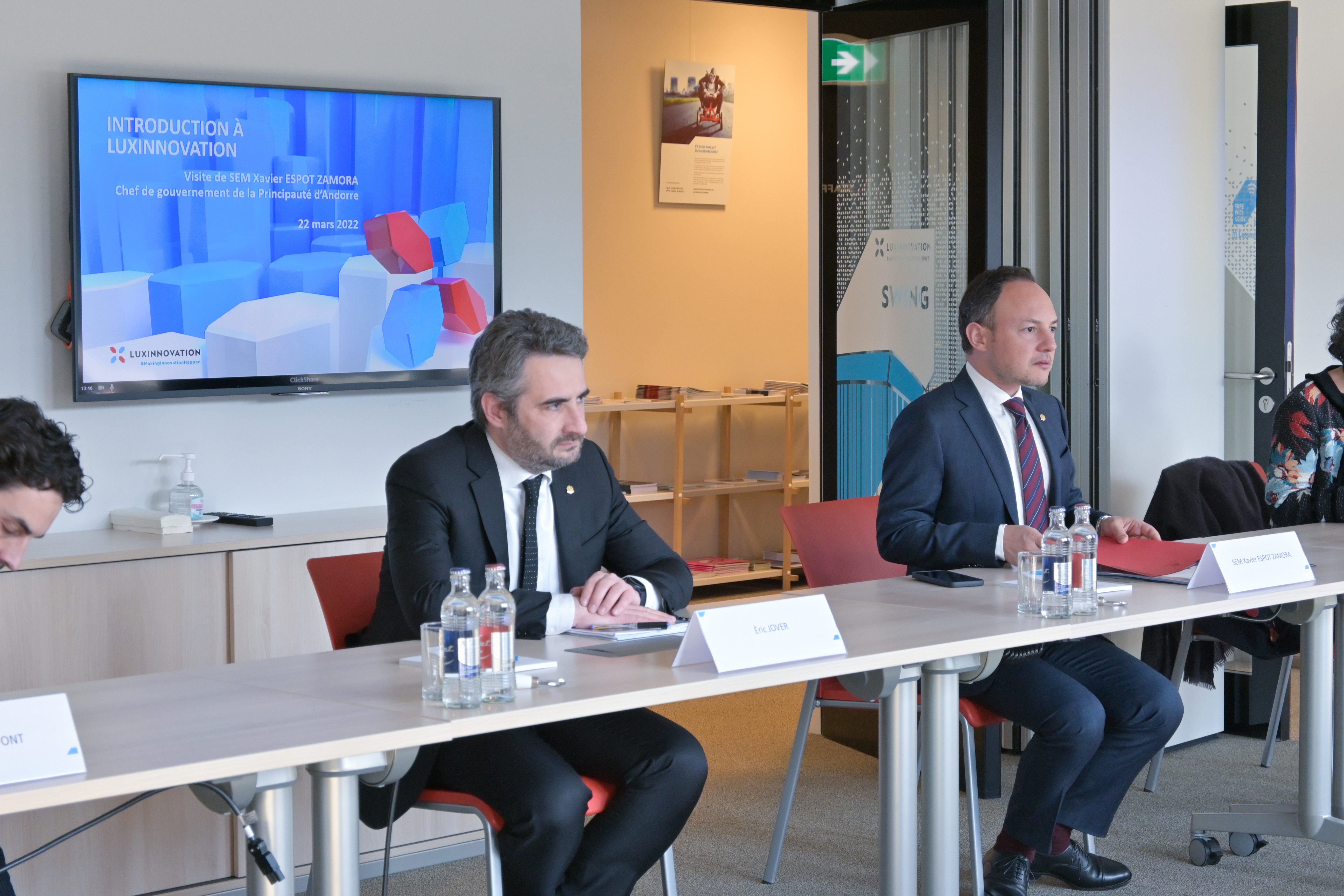 Andorra i Luxemburg acorden la cooperació en l’àmbit de la recerca i de la innovació