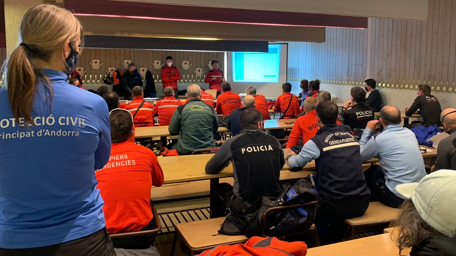 Una vuitantena de persones participen en el Simulacre Nacional d’Allaus per revisar els procediments d’actuació