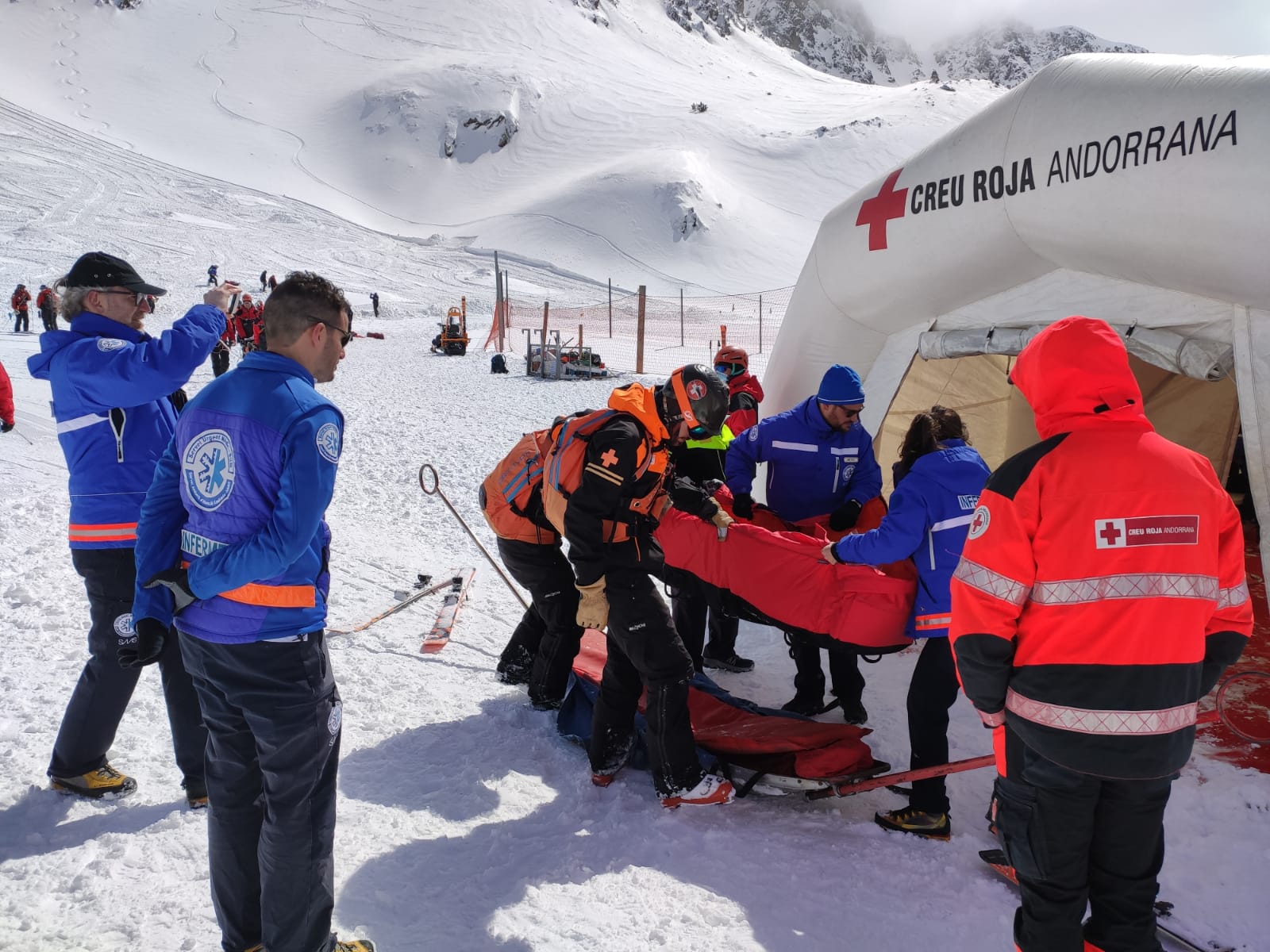 Una vuitantena de persones participen en el Simulacre Nacional d’Allaus per revisar els procediments d’actuació