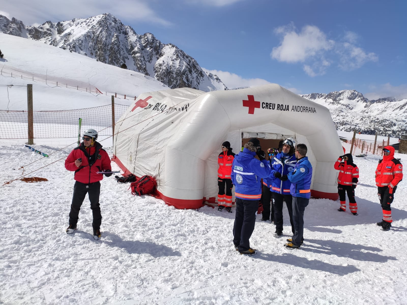 Una vuitantena de persones participen en el Simulacre Nacional d’Allaus per revisar els procediments d’actuació