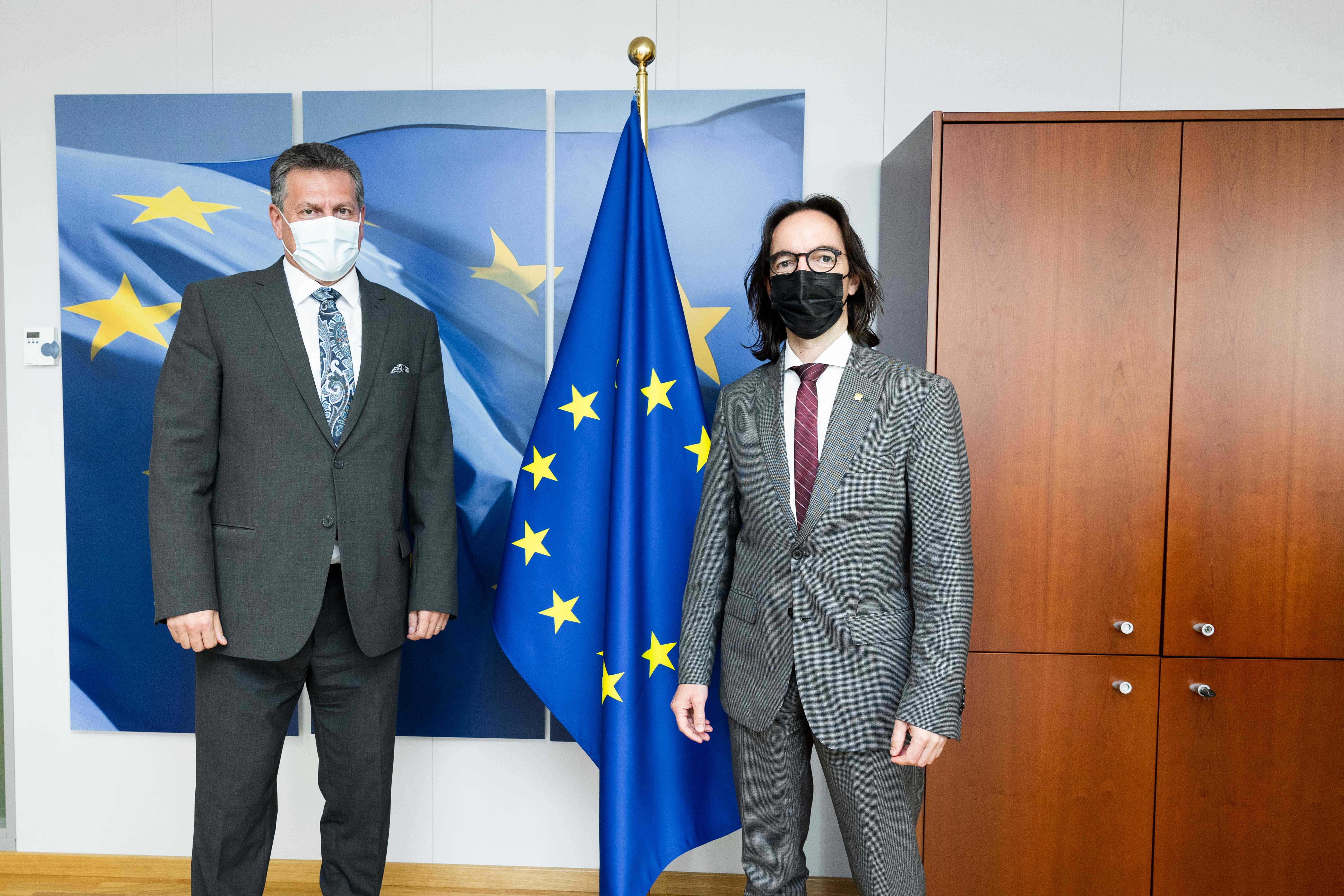 El vicepresident de la Comissió Europea reitera la voluntat de donar l’impuls necessari per assolir l’Acord d’associació amb la UE