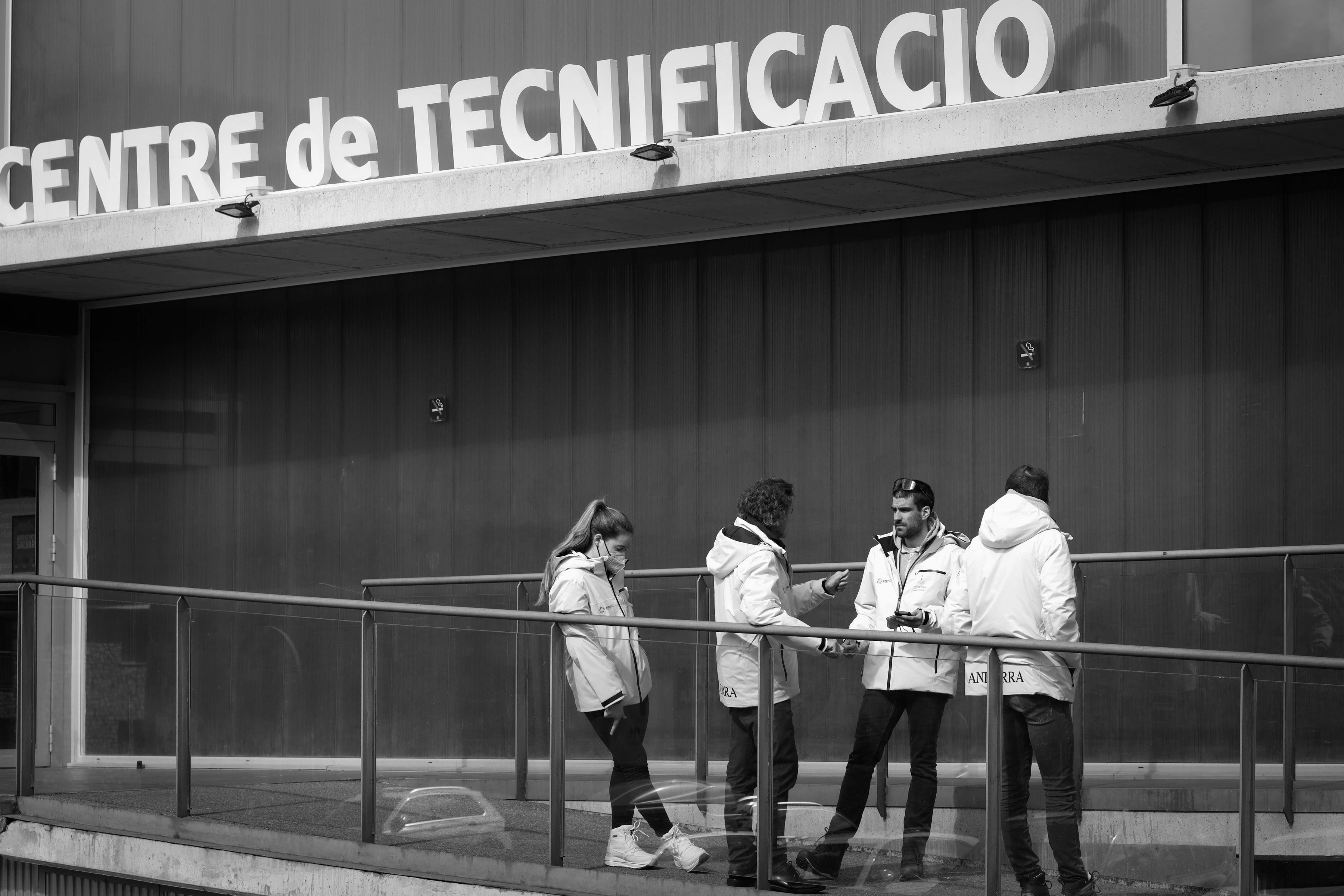 Justo Ruiz rep la delegació andorrana que participarà al Festival Olímpic d’Hivern de la Joventut Europea a Vuokatti