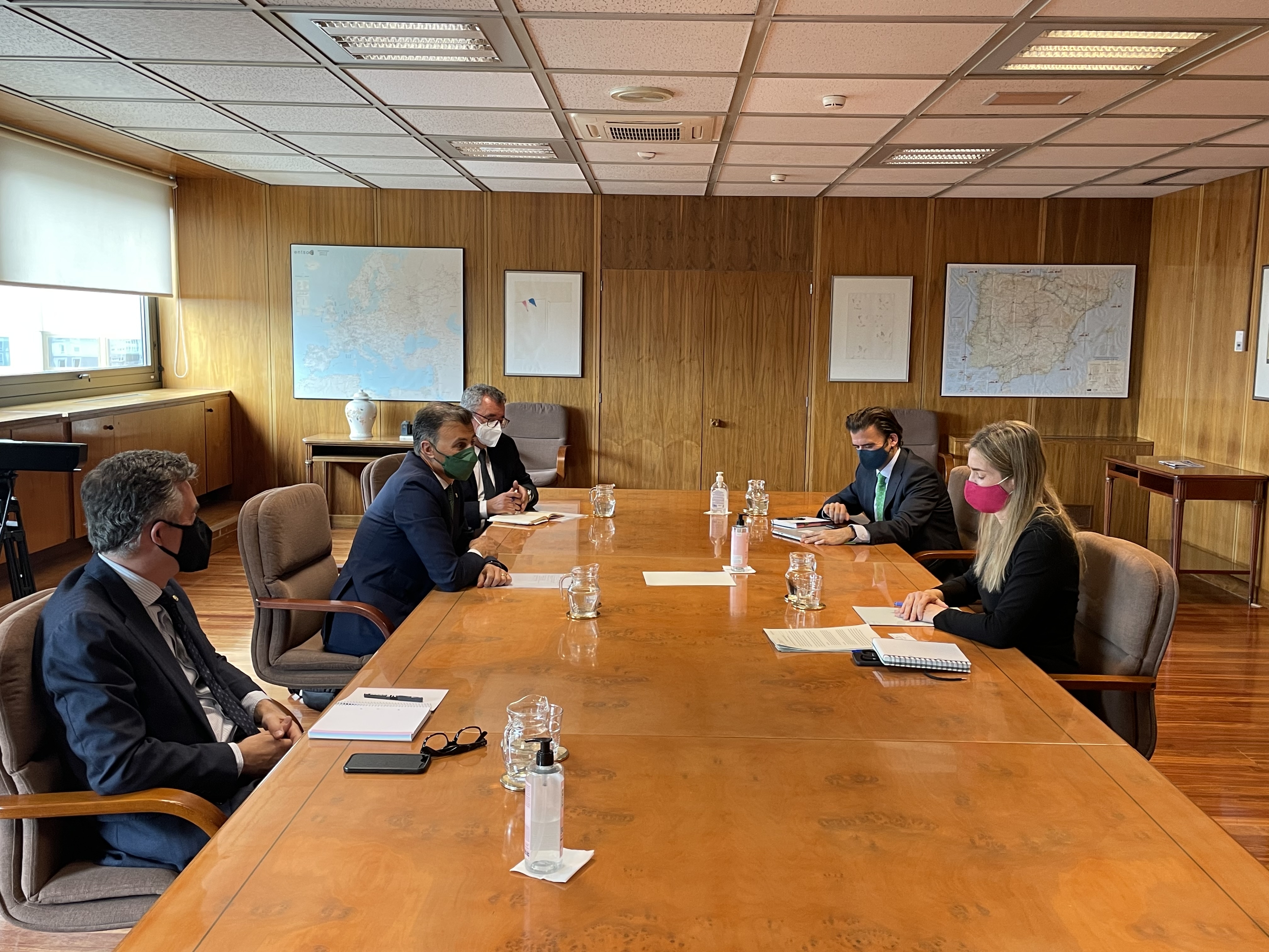 Rossell i Moles es reuneixen amb la secretària d’Estat d’Energia espanyola