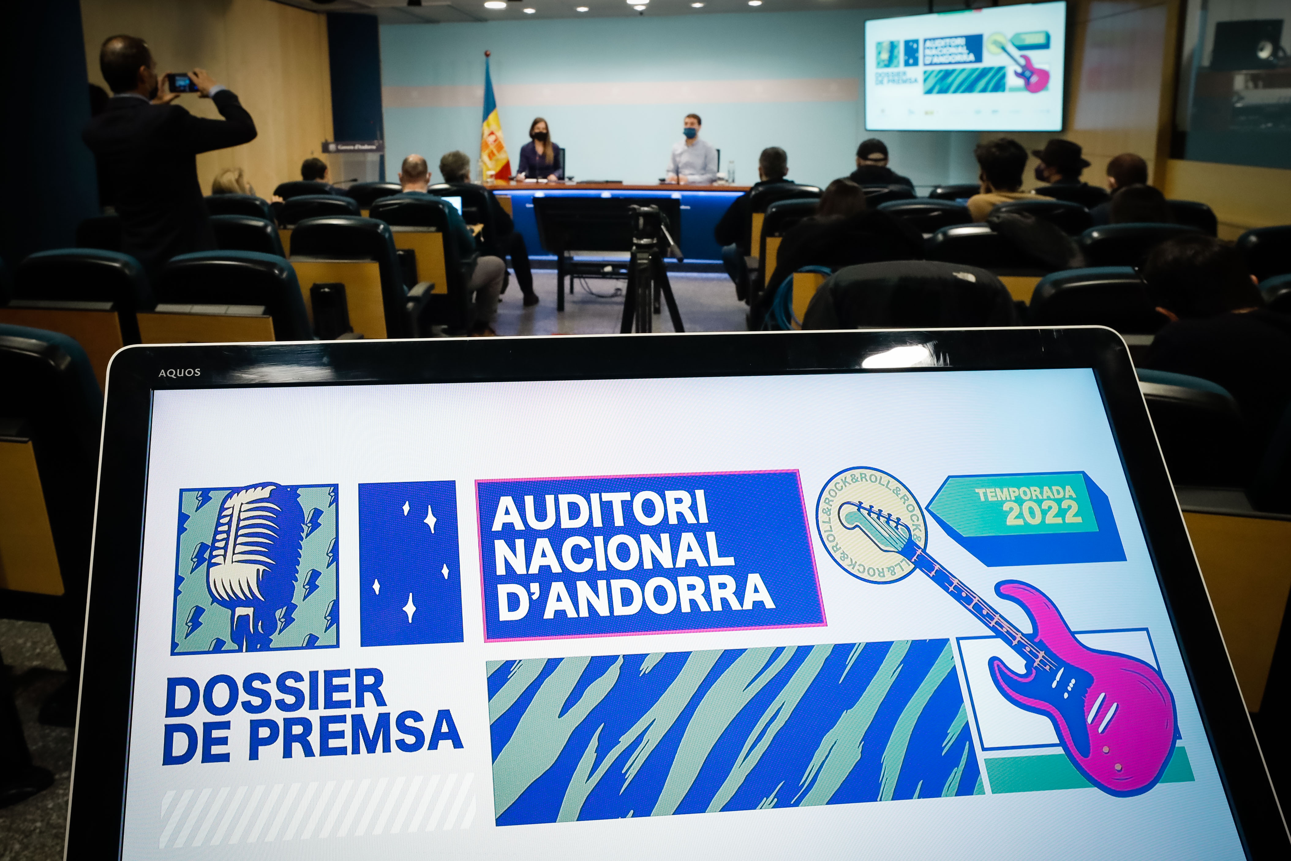 La ministra Riva presenta la Temporada 2022 de l’Auditori Nacional “eclèctica i plural” amb la participació d’11 artistes