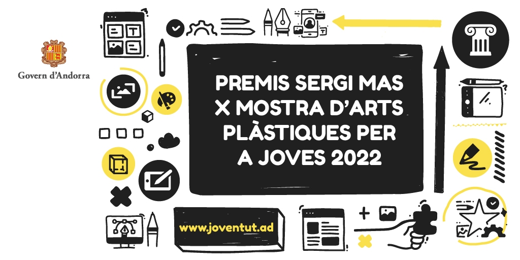 Joventut convoca els premis Sergi Mas d’arts plàstiques 2022, que comptaran amb una nova beca per a la formació artística