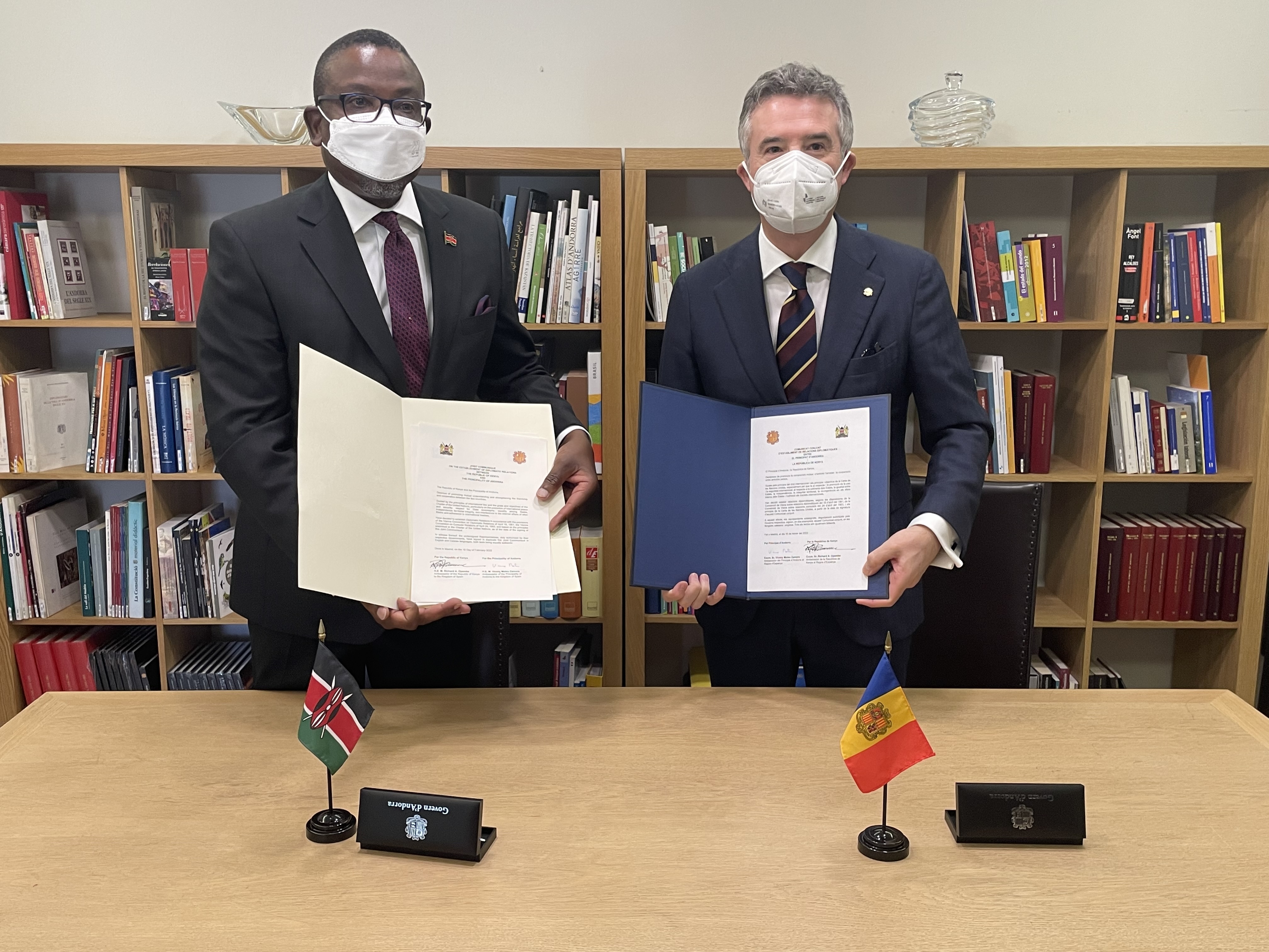 Andorra i Kenya estableixen relacions diplomàtiques