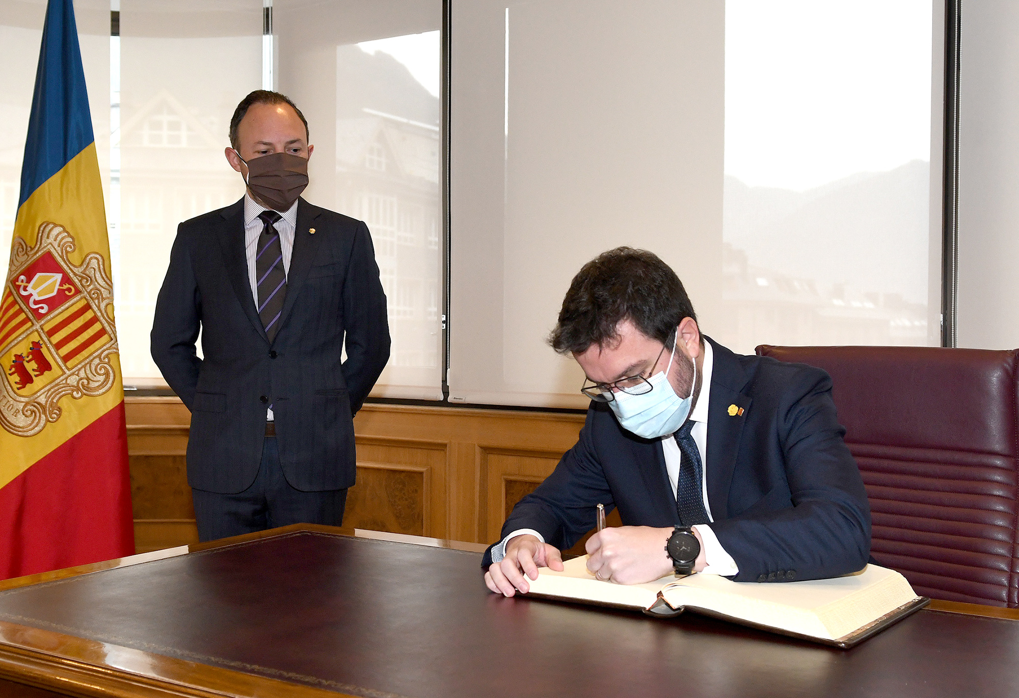 Espot i Aragonès acorden establir reunions al més alt nivell de forma periòdica per abordar els temes d’interès comú