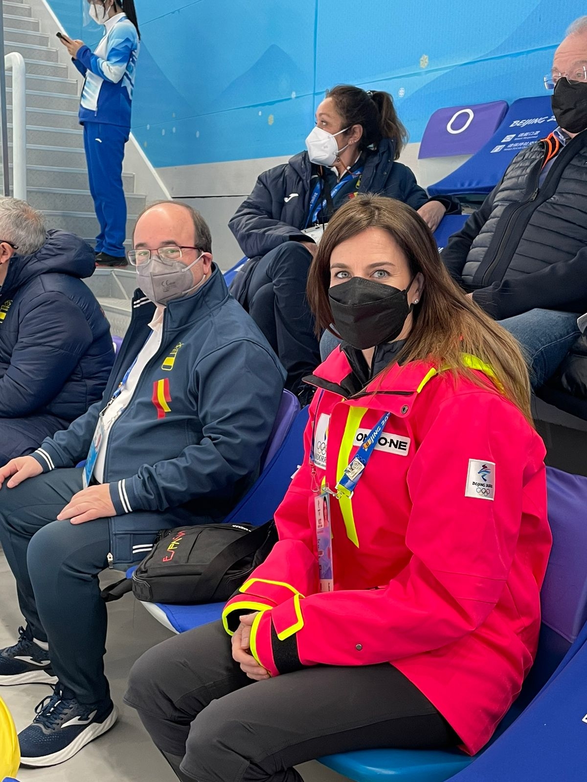 La ministra Riva es reuneix amb Iceta durant l’estada a Pequín amb motiu de la celebració dels JJOO d’hivern