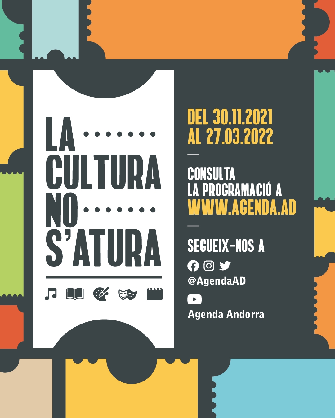 ‘La cultura no s’atura’ ofereix 20 noves activitats durant el mes de febrer