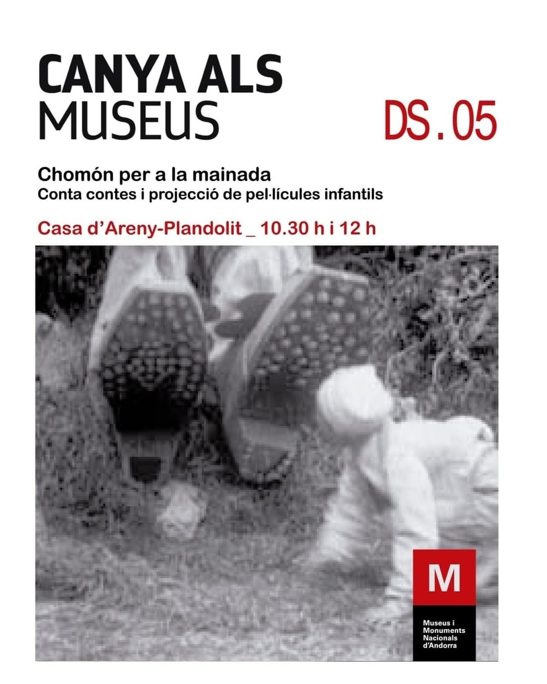 Projecció de pel·lícules infantils i contacontes, proposta de cap de setmana