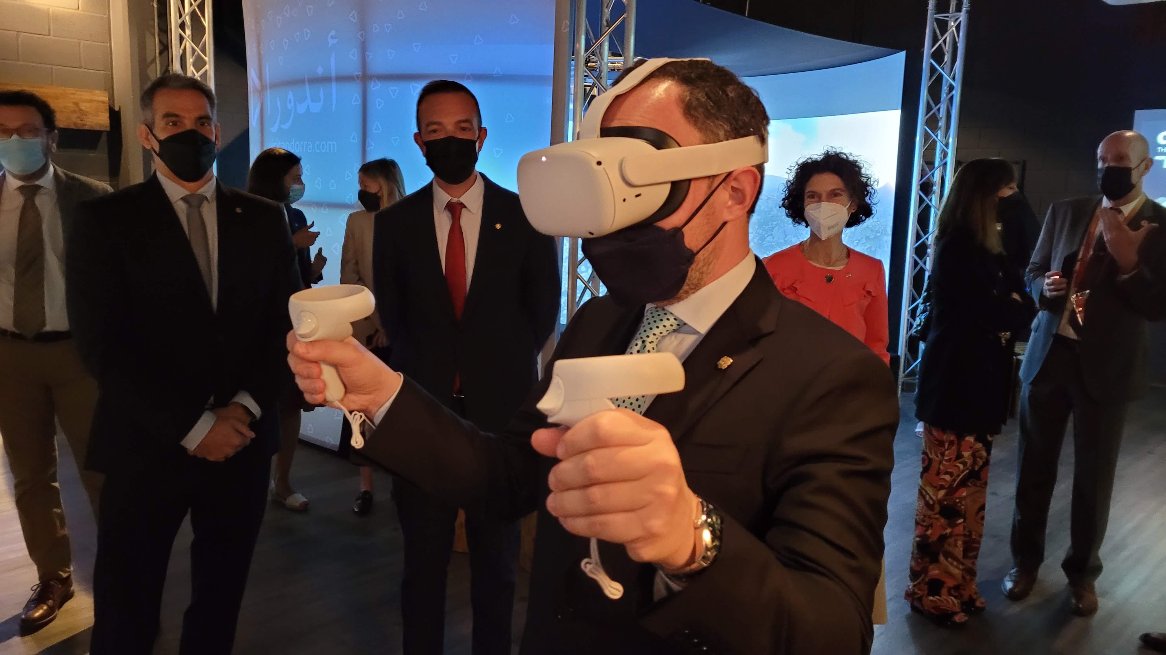 Delegació andorrana a l’Expo Dubai 2020 i al pavelló del Principat, que ja ha rebut més de 140.000 visitants