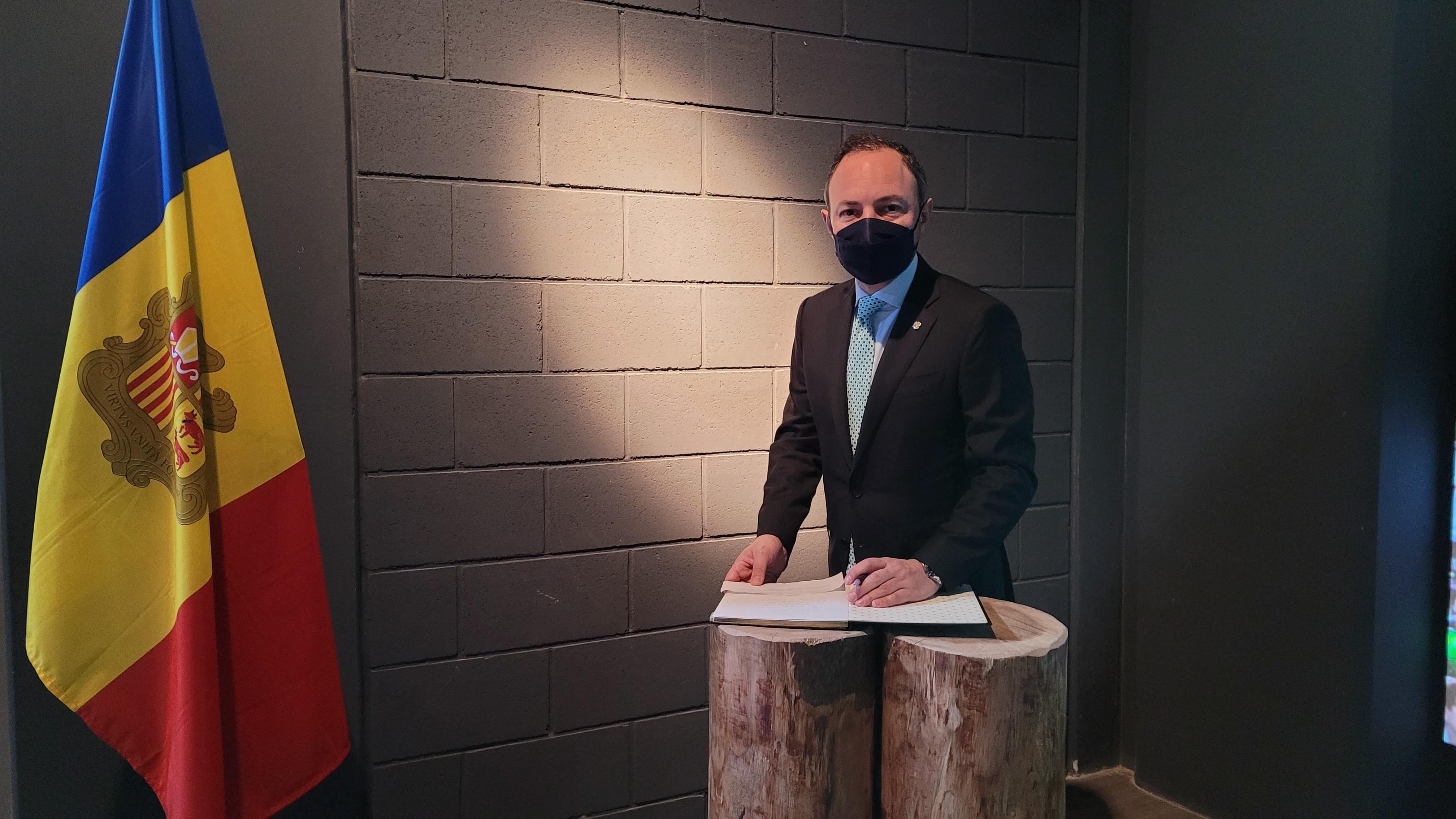 Delegació andorrana a l’Expo Dubai 2020 i al pavelló del Principat, que ja ha rebut més de 140.000 visitants