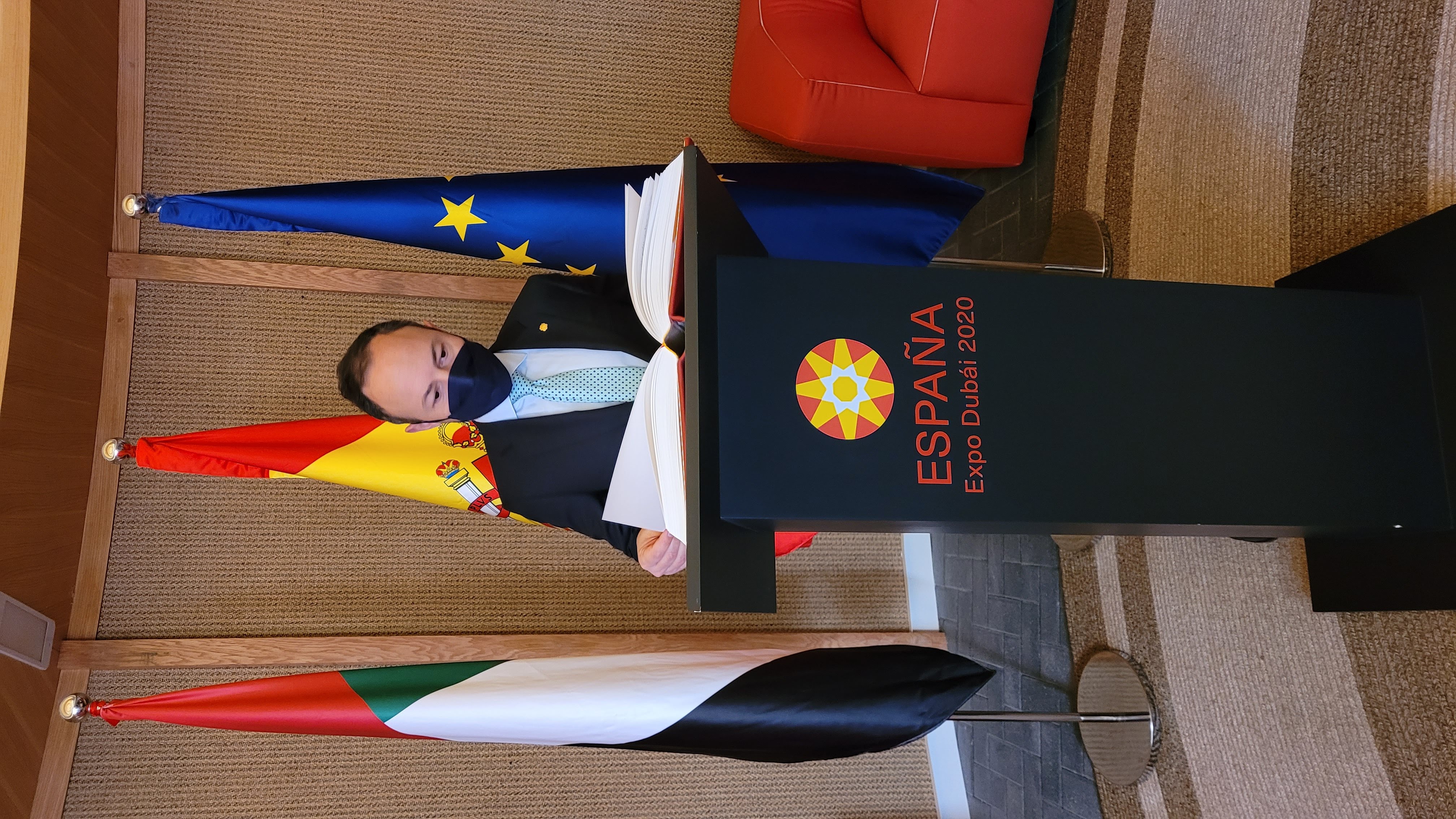 Delegació andorrana a l’Expo Dubai 2020 i al pavelló del Principat, que ja ha rebut més de 140.000 visitants