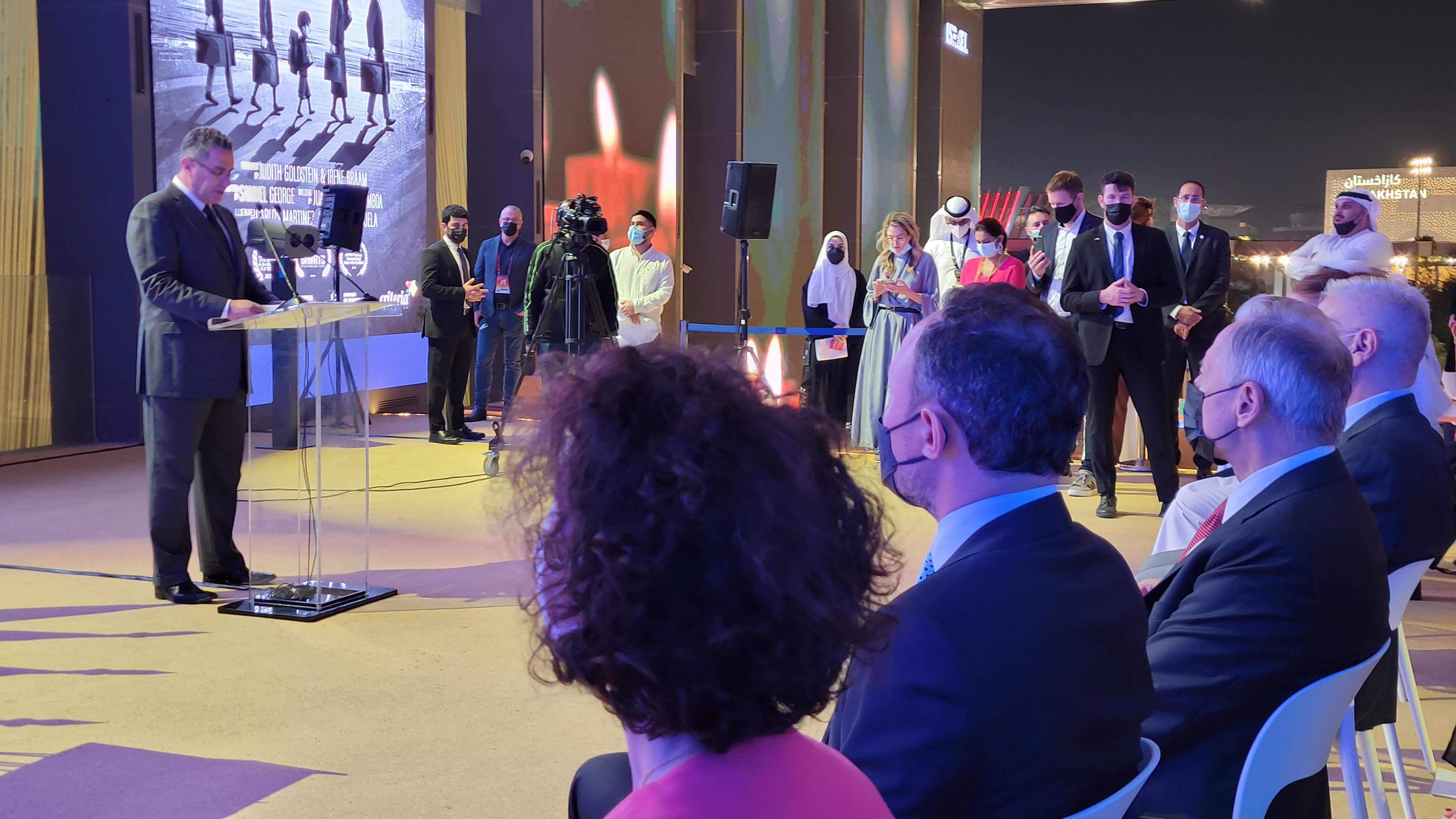 Delegació andorrana a l’Expo Dubai 2020 i al pavelló del Principat, que ja ha rebut més de 140.000 visitants