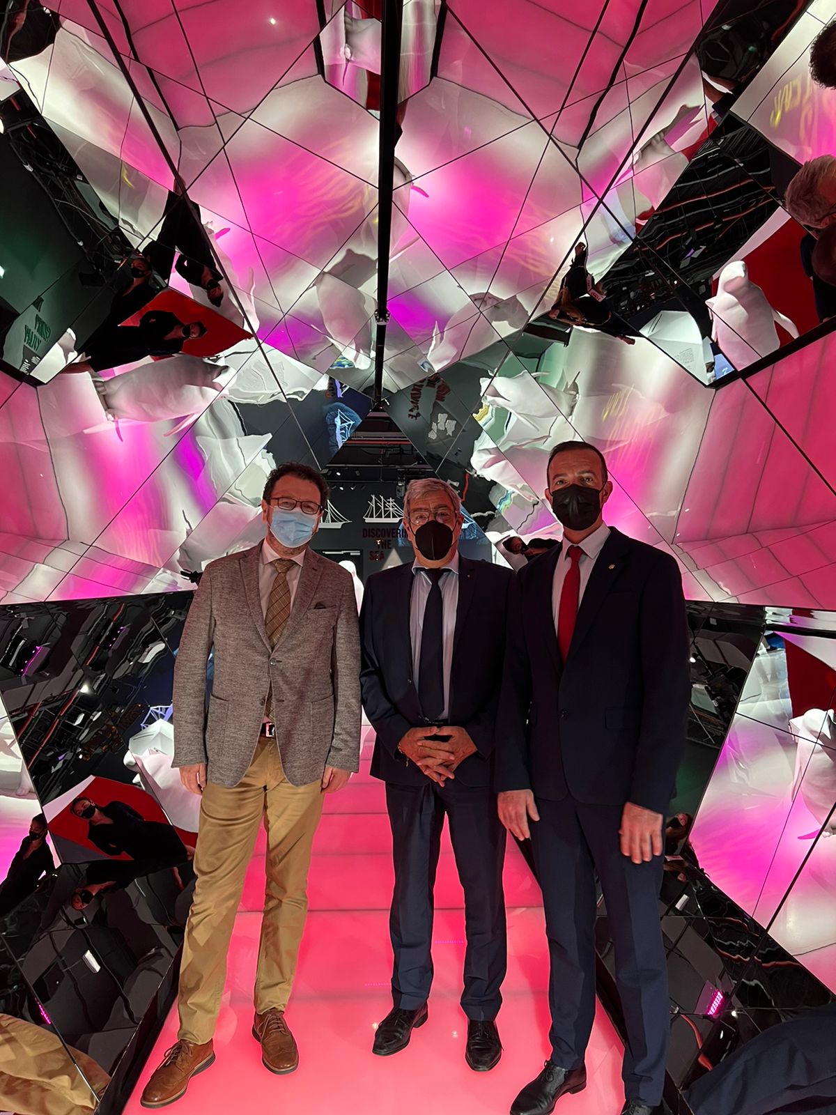 Delegació andorrana a l’Expo Dubai 2020 i al pavelló del Principat, que ja ha rebut més de 140.000 visitants