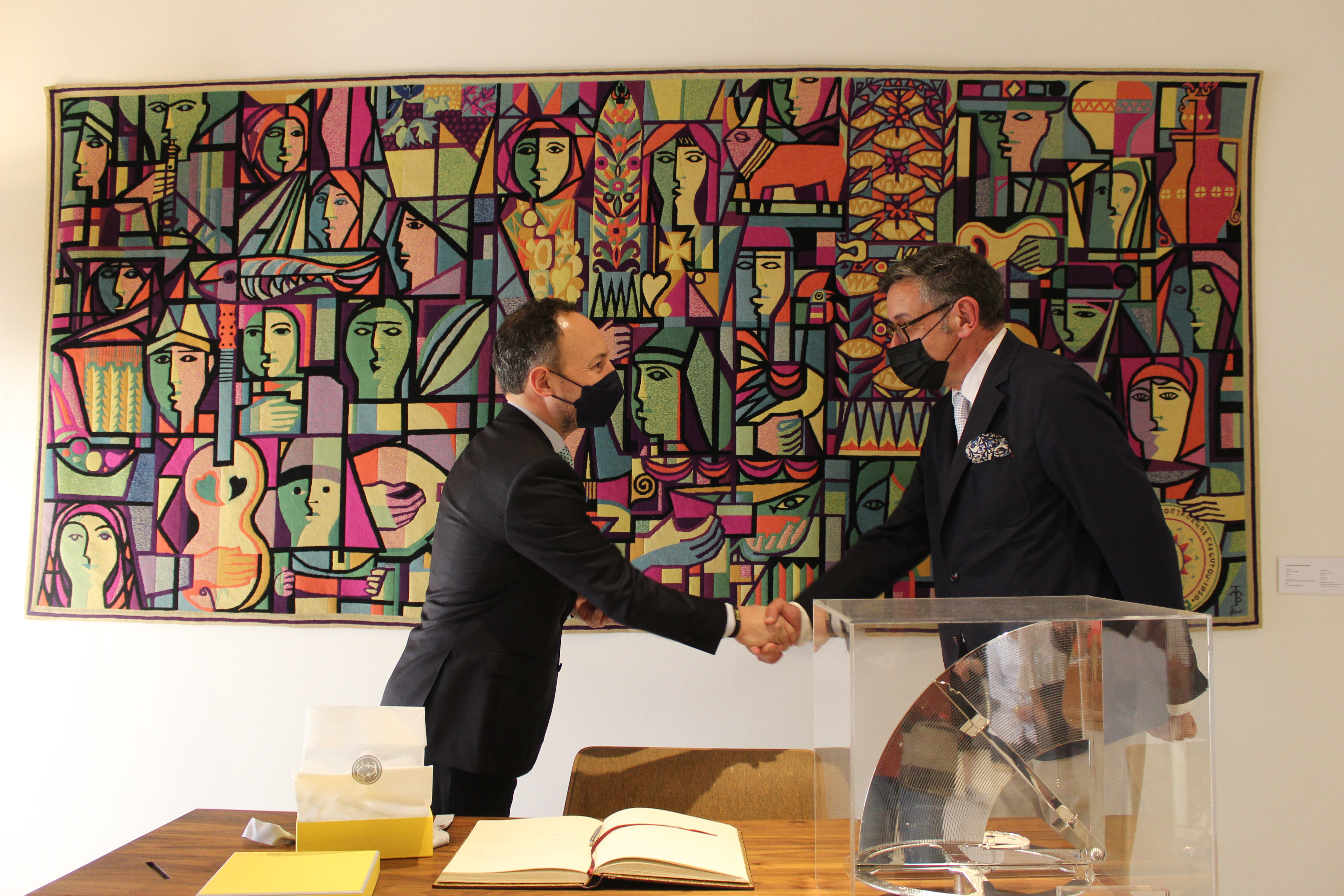 Delegació andorrana a l’Expo Dubai 2020 i al pavelló del Principat, que ja ha rebut més de 140.000 visitants