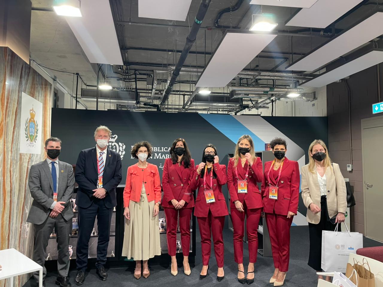 Delegació andorrana a l’Expo Dubai 2020 i al pavelló del Principat, que ja ha rebut més de 140.000 visitants