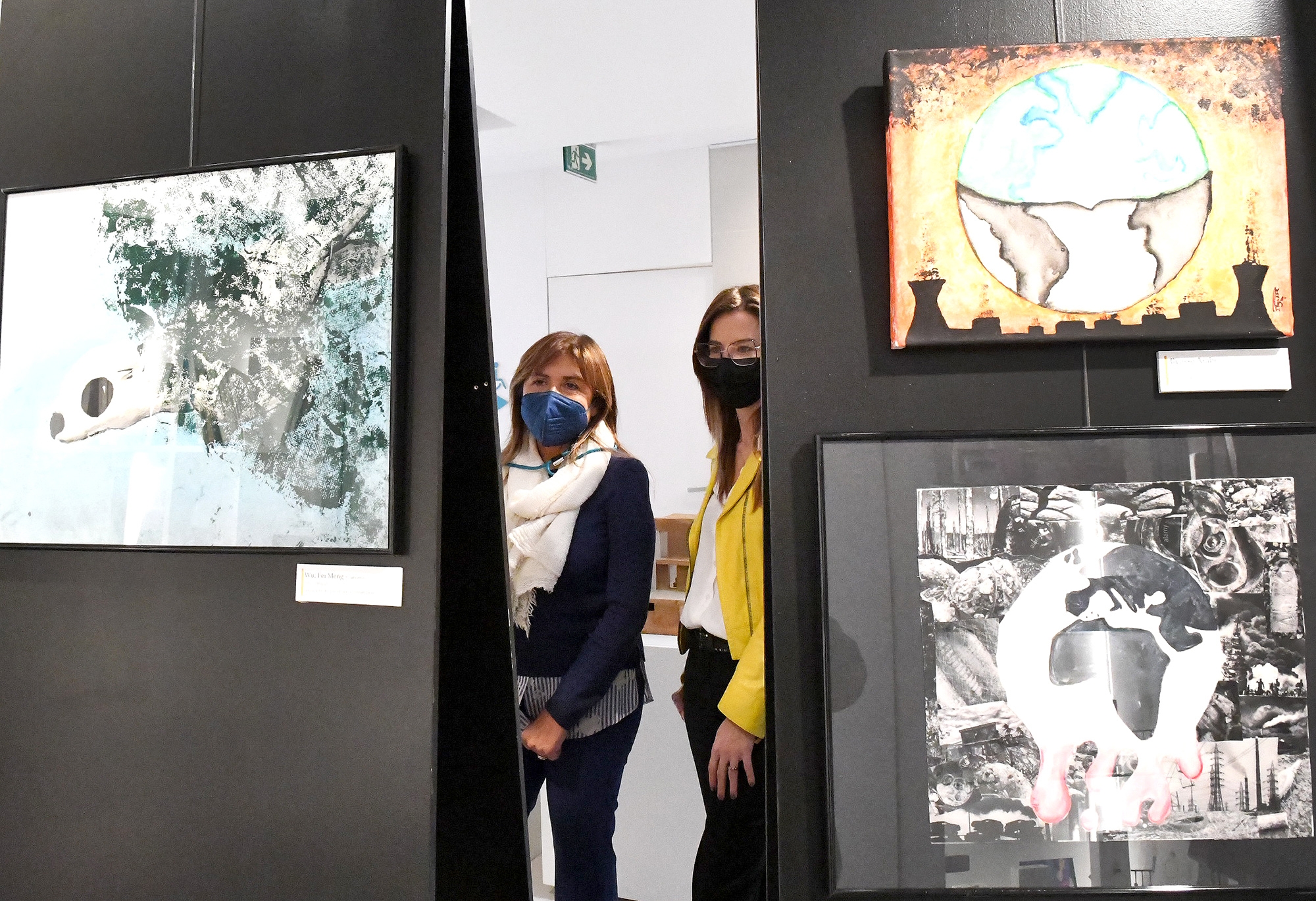 ‘Paisatge en risc’, la nova exposició dels alumnes de l’Escola d’art del Comú d’Andorra que acull el Museu Carmen Thyssen Andorra
