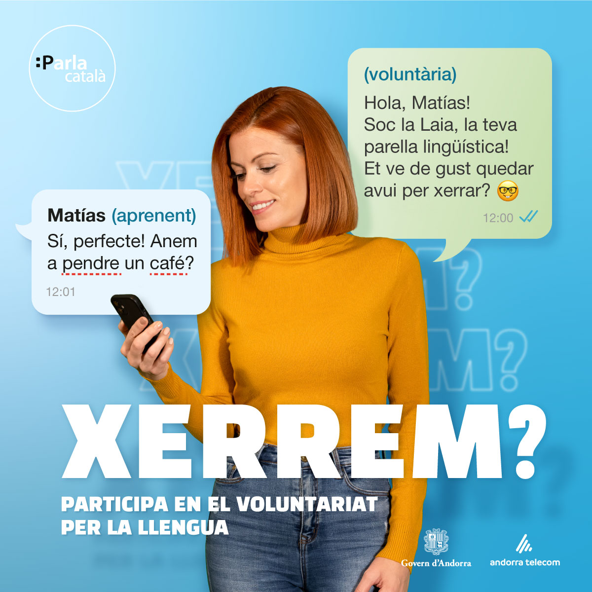 ‘Xerrem?’, el nou lema per impulsar i dinamitzar el programa de Voluntariat per la llengua