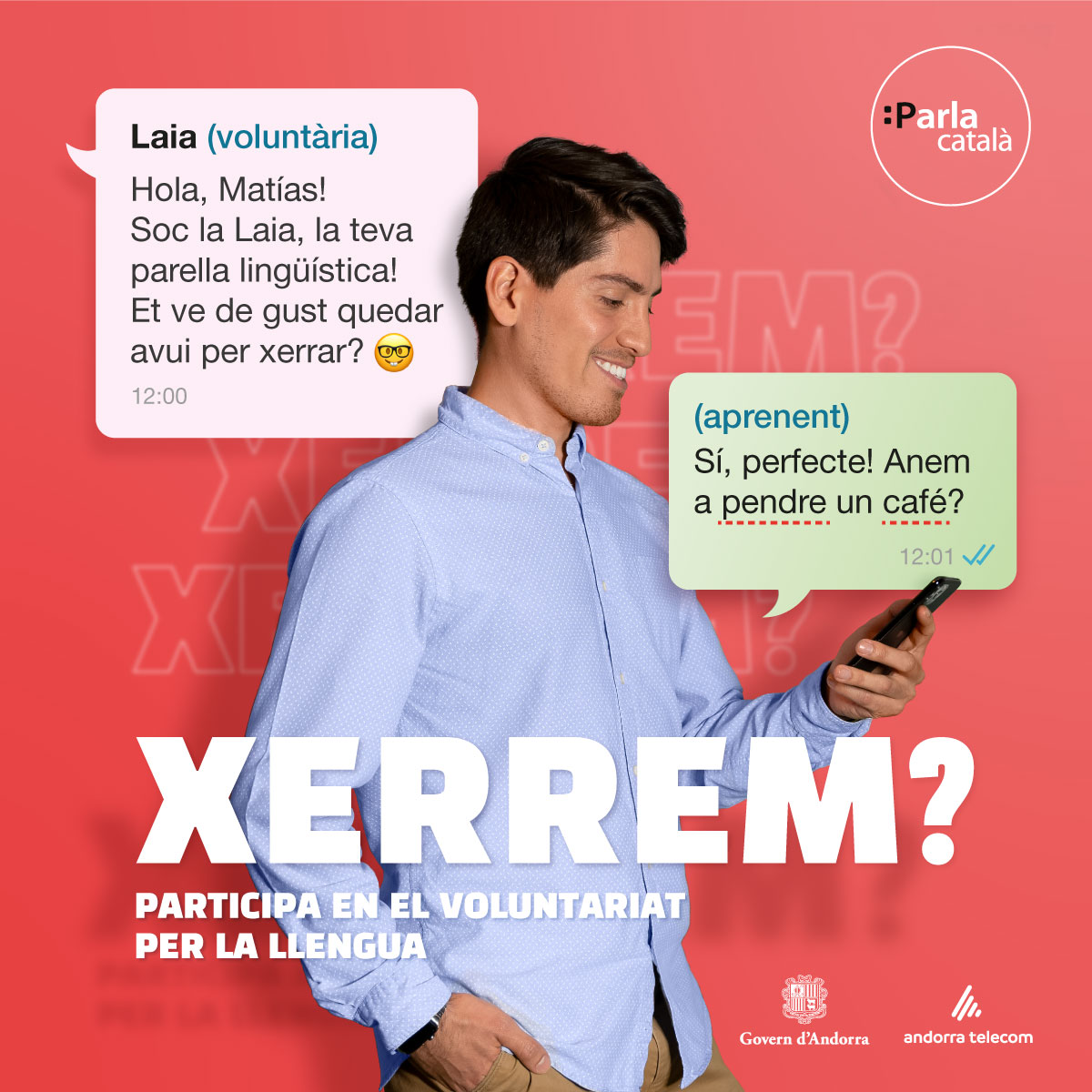 ‘Xerrem?’, el nou lema per impulsar i dinamitzar el programa de Voluntariat per la llengua