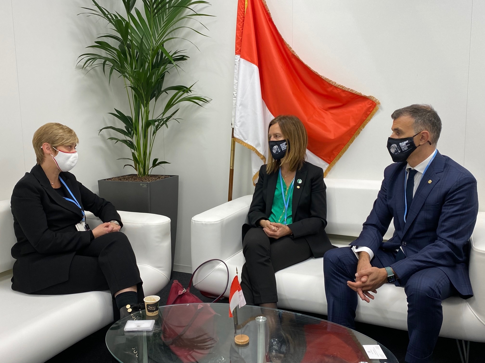 Andorra i Mònaco comparteixen estratègies en matèria climàtica en el marc de la COP26